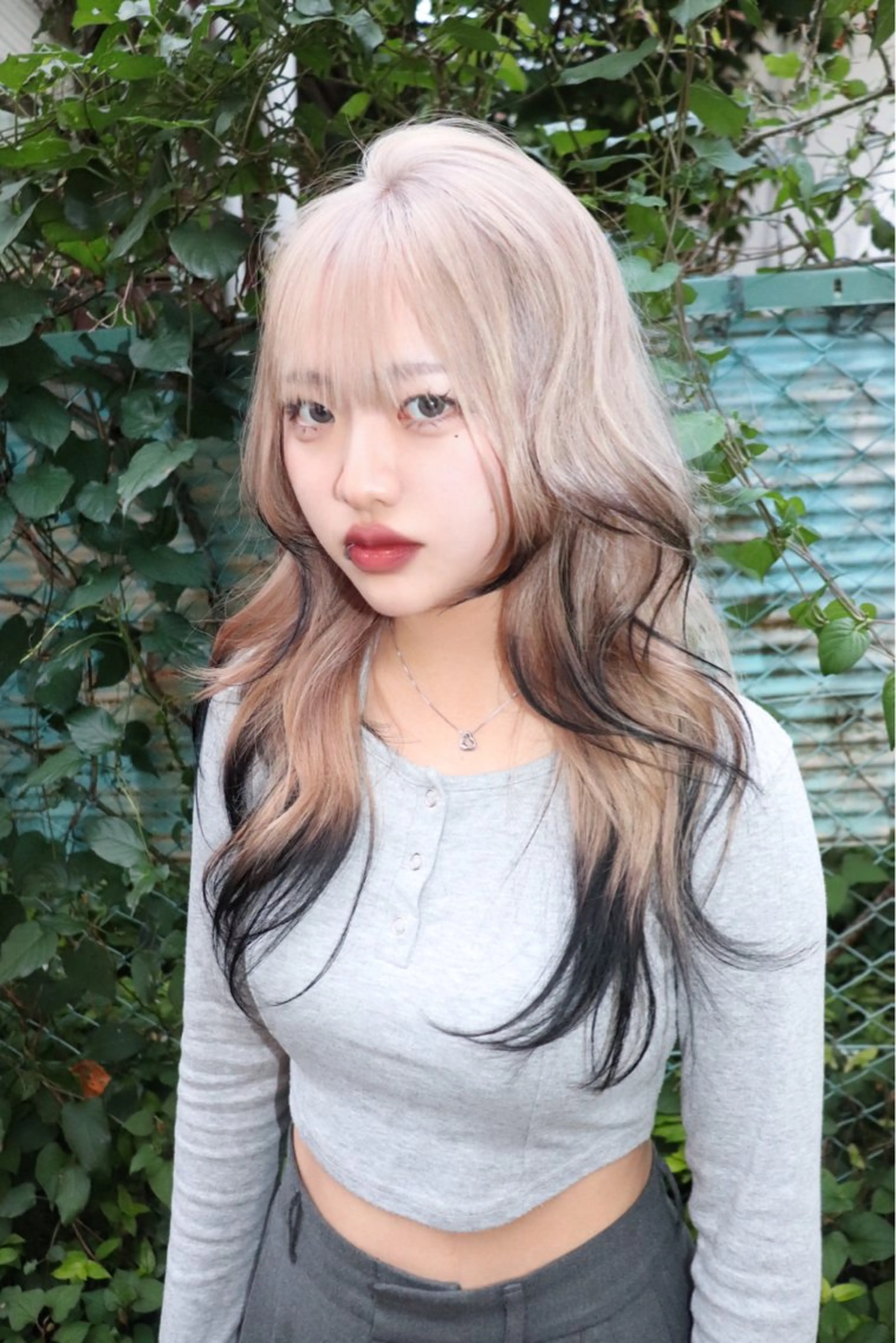 ロング カラー ヘアアレンジ ヘアカラー @kyoniyy KYONIのヘアスタイル