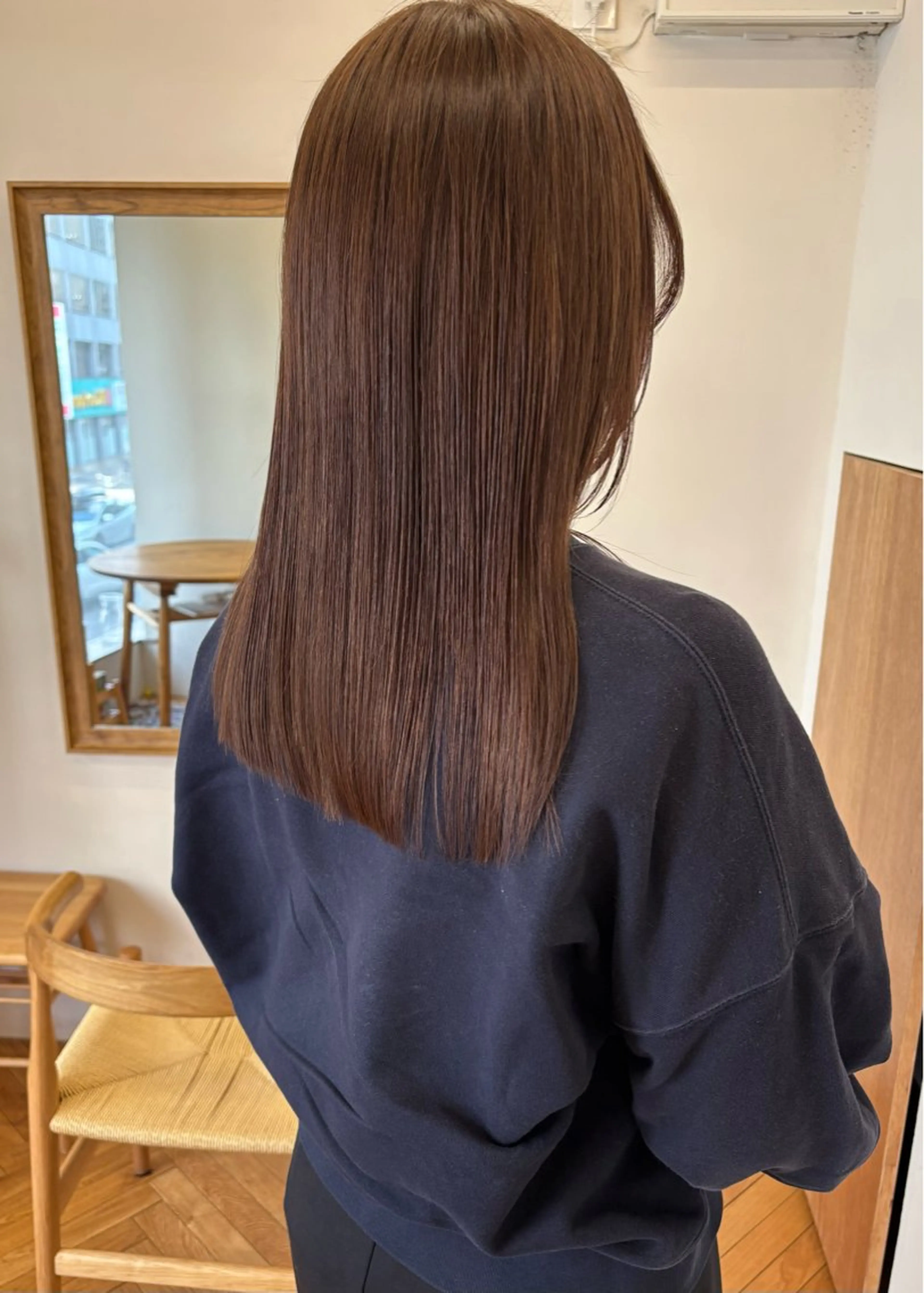 セミロング カラー ベージュカラー ブラウンカラー ブラウンベージュ 透明感カラー オリーブベージュ 西山 紗耶香🪽 透明感カラー/ボブのヘアスタイル