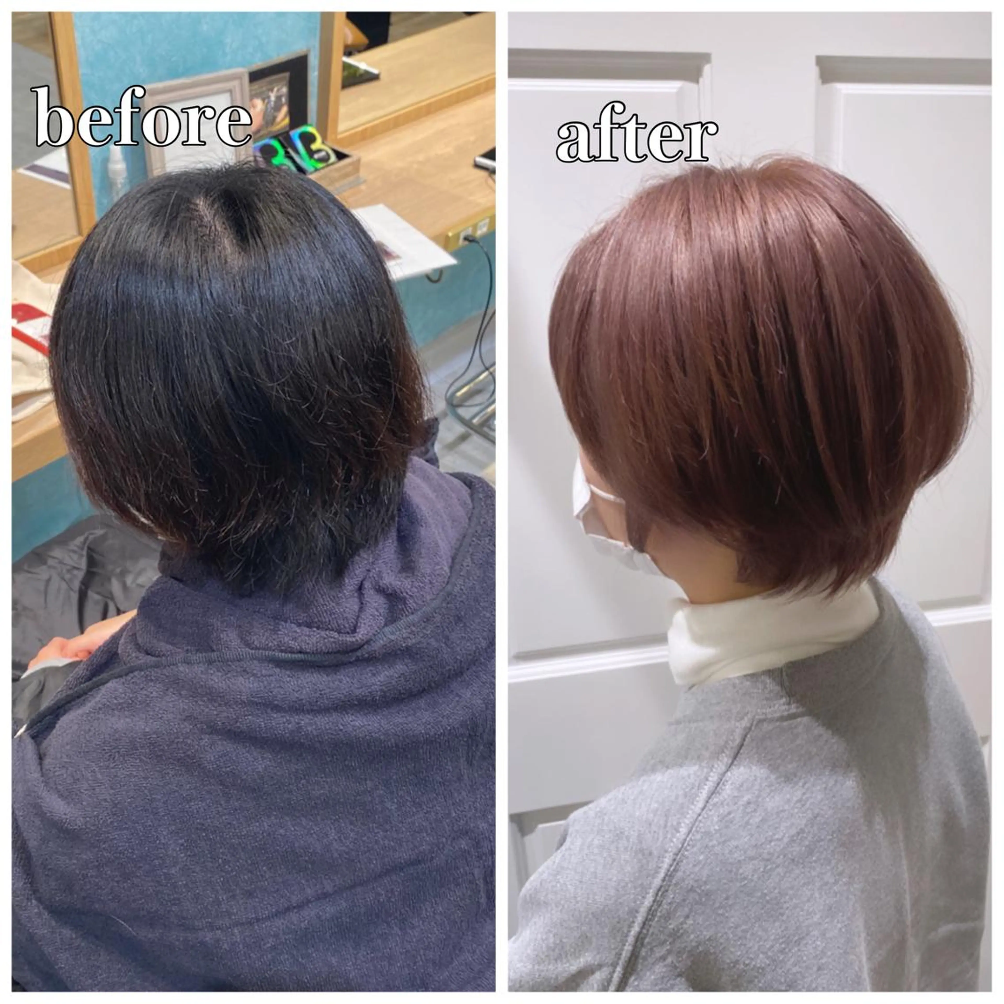 ショート カラー La fith liebe 京都駅前店所属・🌈ブリーチ特化🌈 MINATOのヘアスタイル