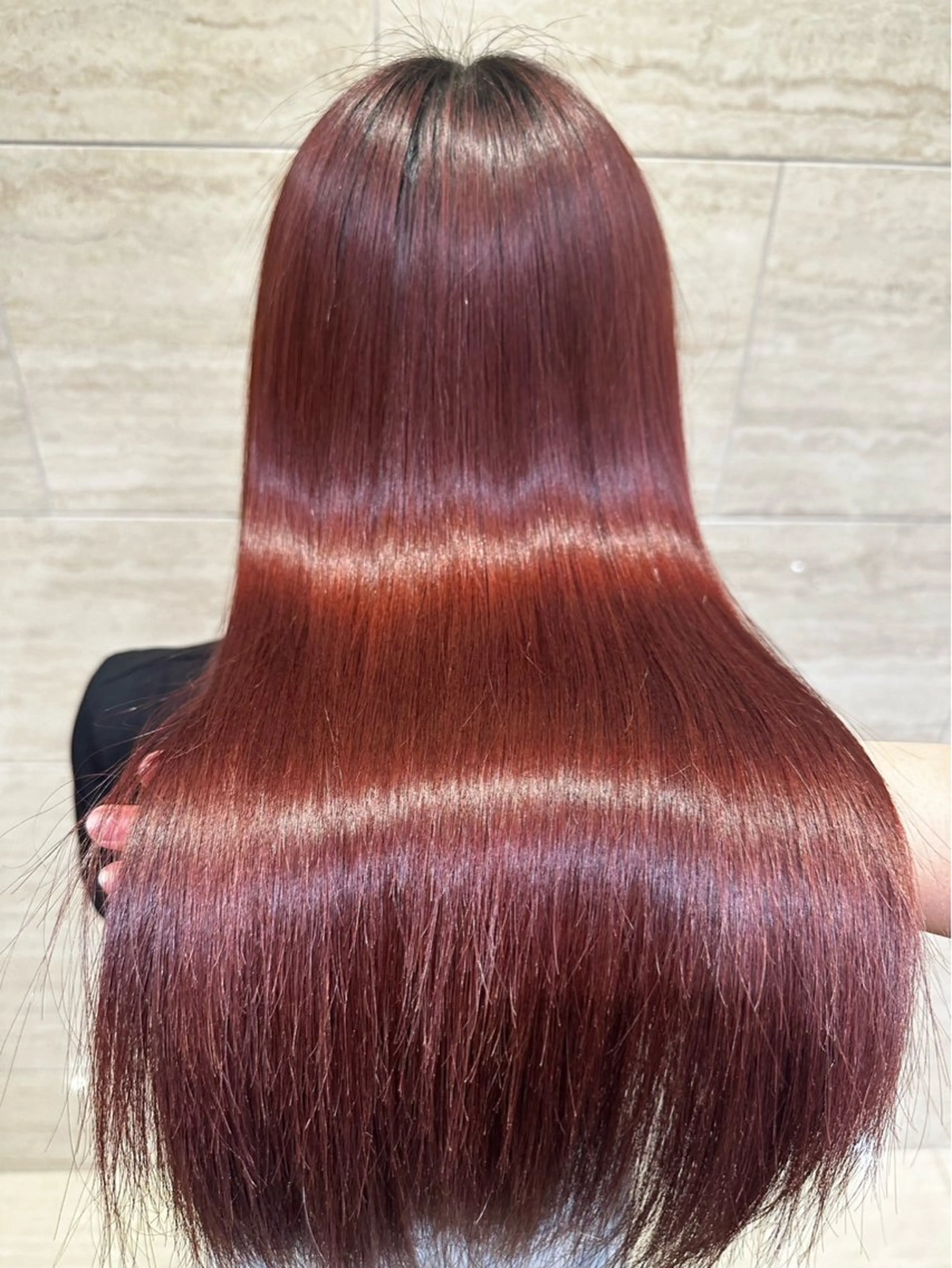 ロング トリートメント 根上 早蘭のヘアスタイル