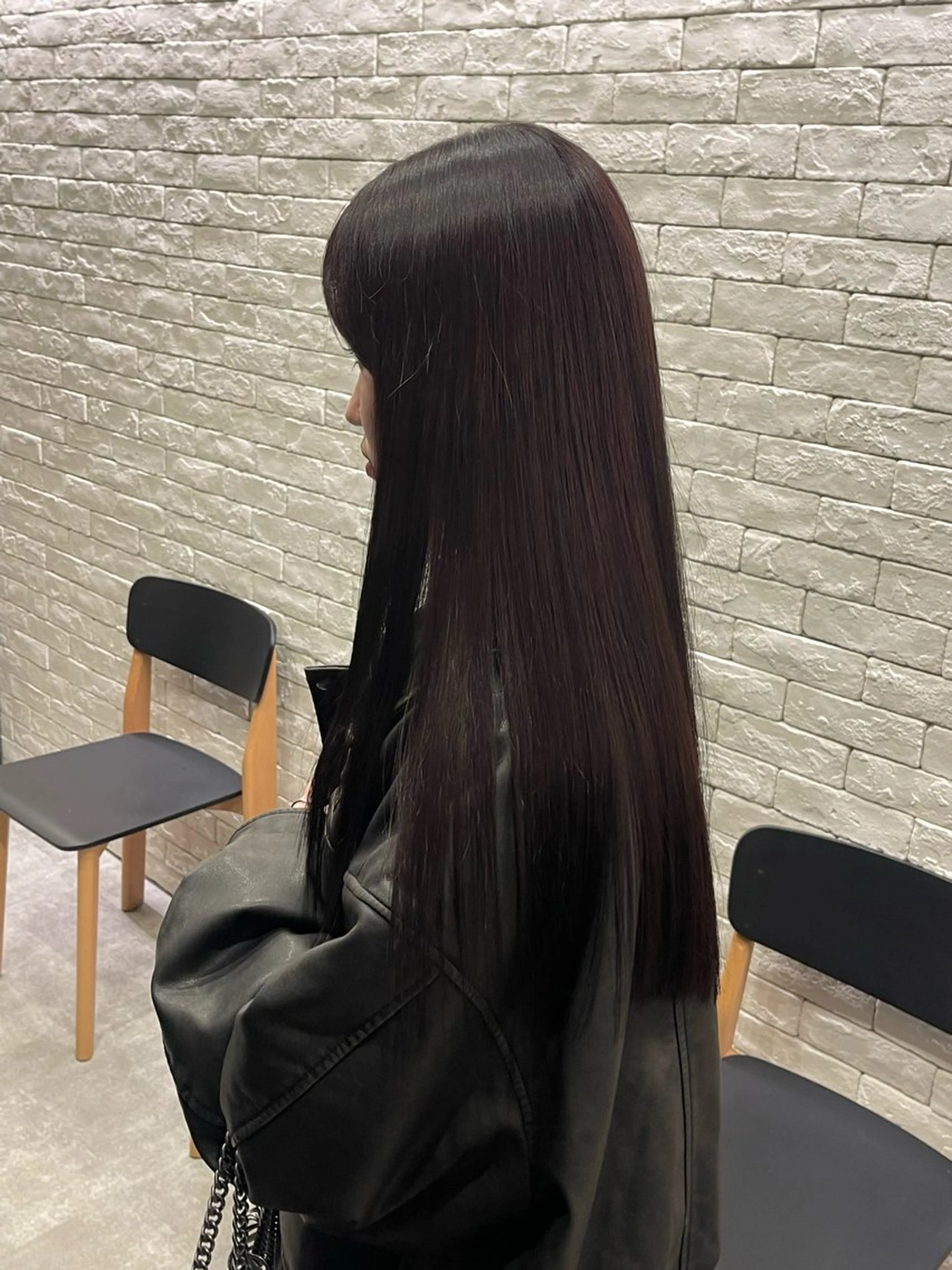 ロング カラー TENSHO 原宿　ハイトーンのヘアスタイル