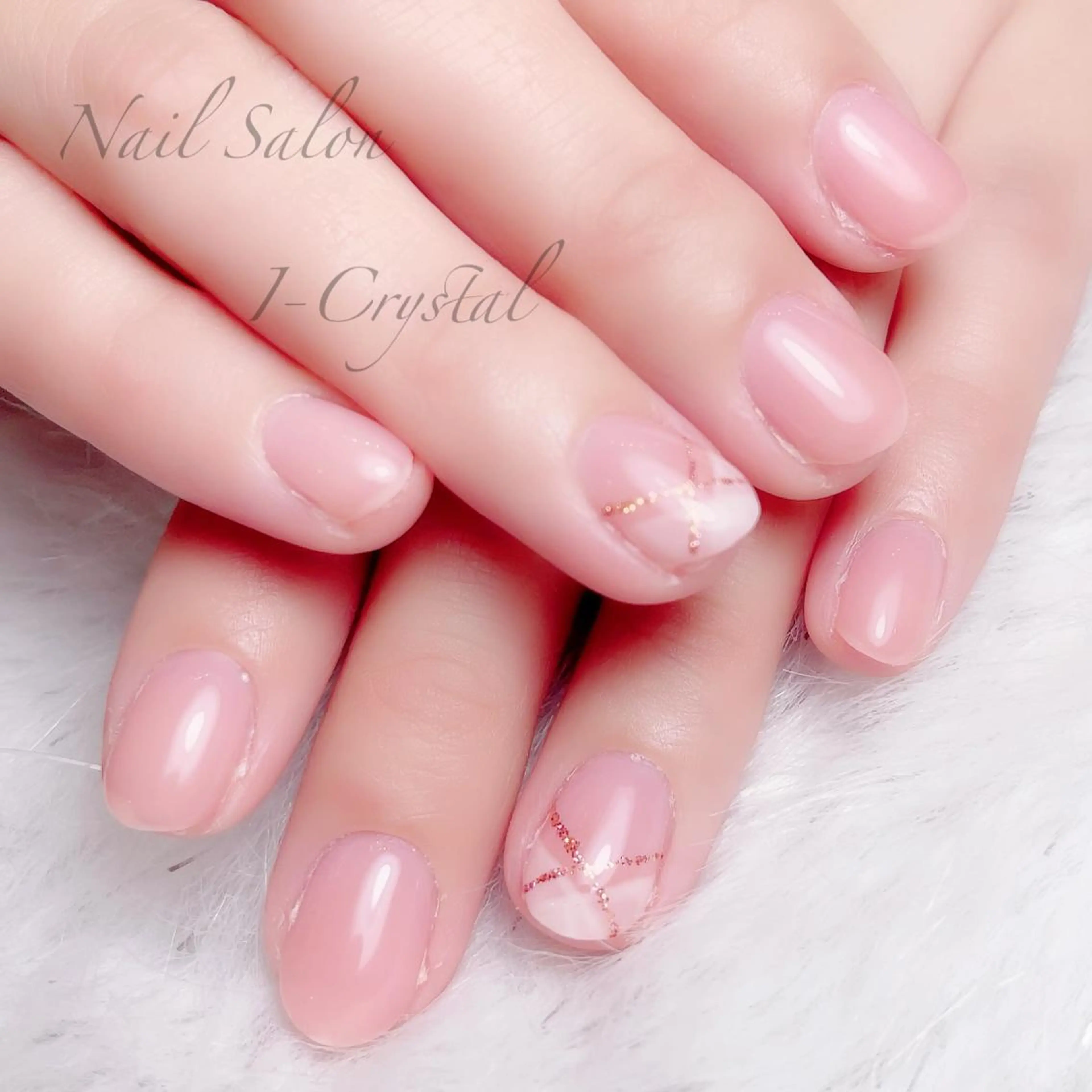 ネイル フットネイル ジェルネイル 持ち込み ニュアンスネイル パラジェル NailSalon  I-Crystal所属・中村 郁美のネイルデザイン