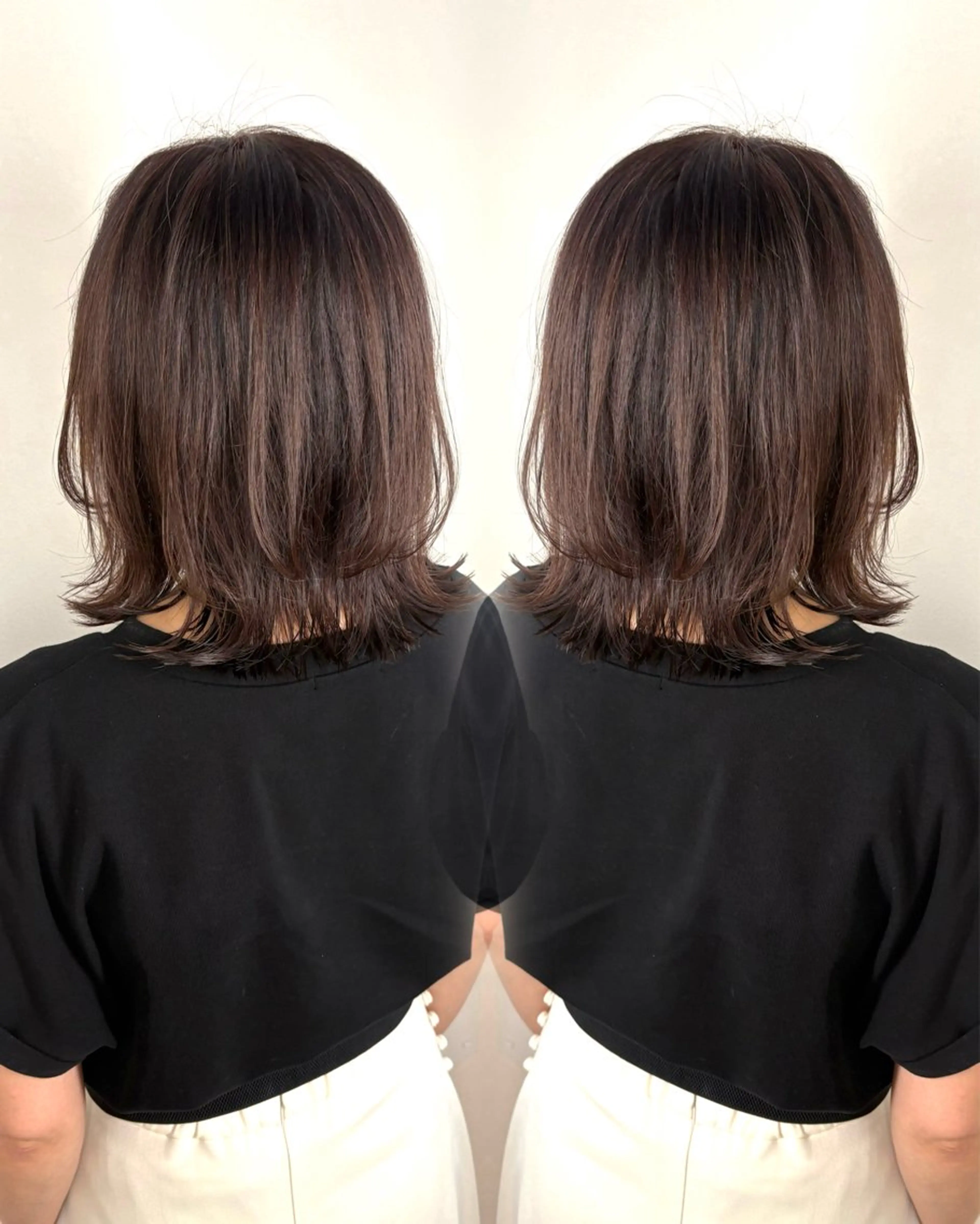 ミディアム 🫧ショート・レイヤ ー・縮毛矯正🫧のヘアスタイル