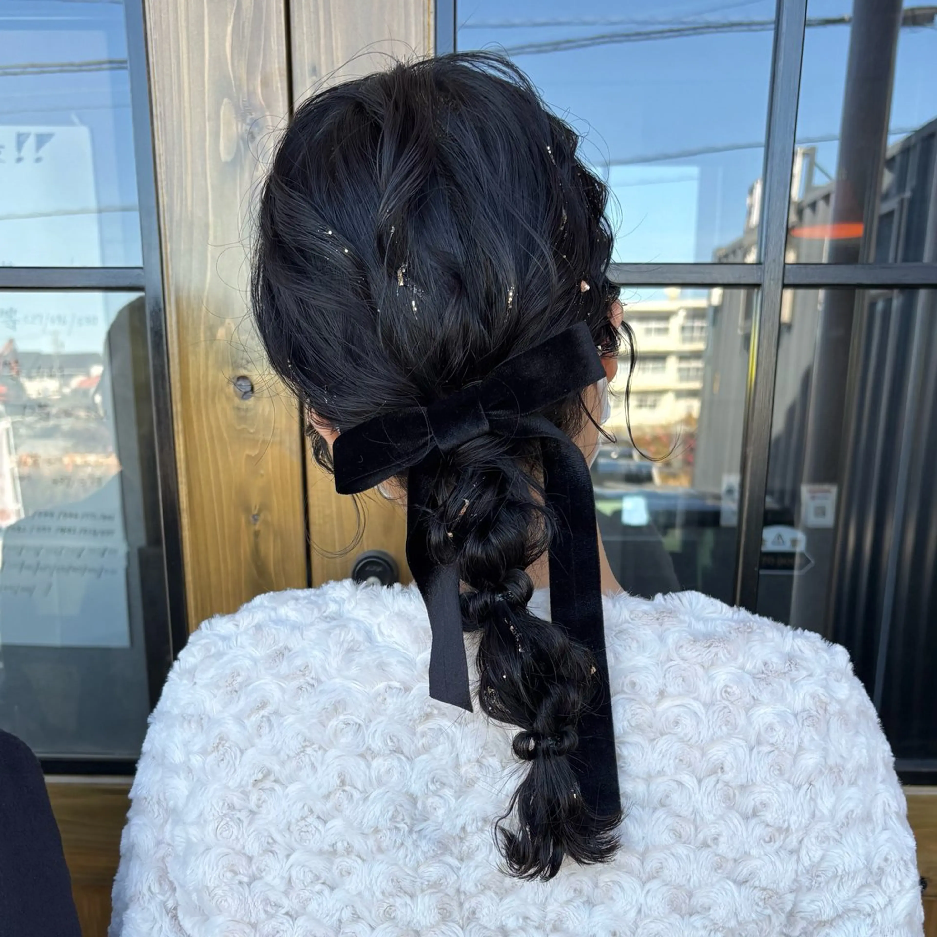 ヘアアレンジ ヘアセット 加藤 結奈のヘアスタイル