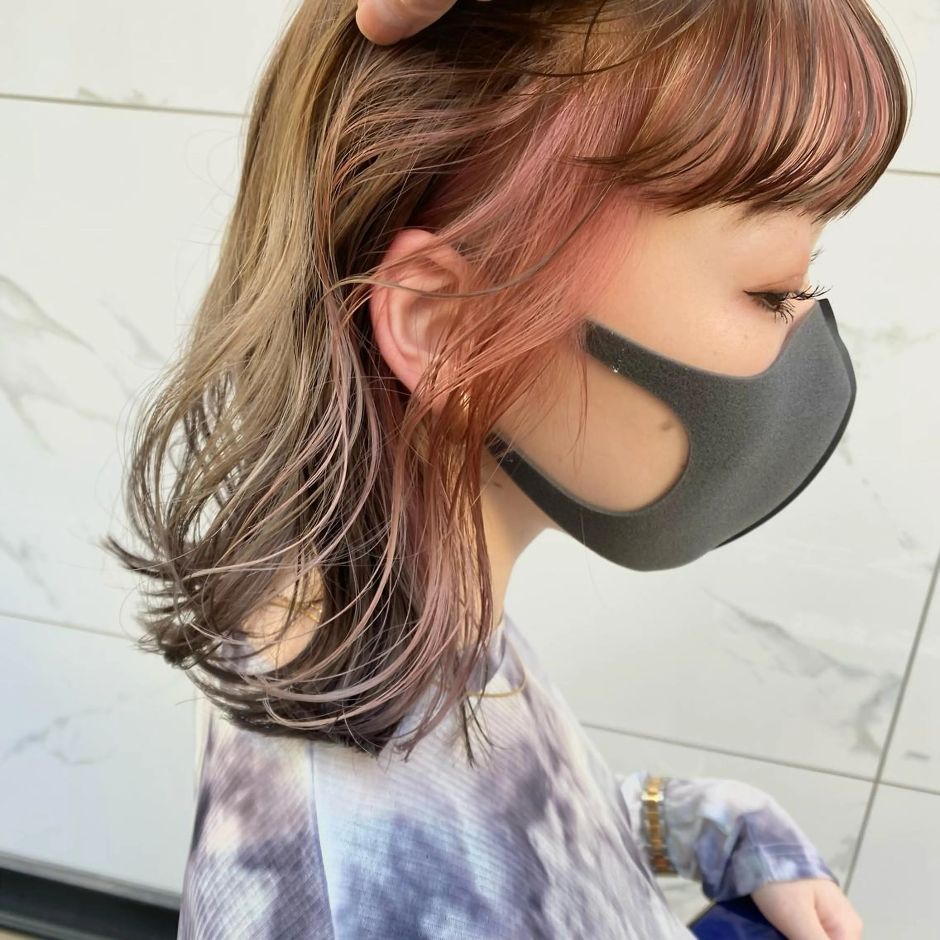 ミディアム 増子 祐太朗のヘアスタイル