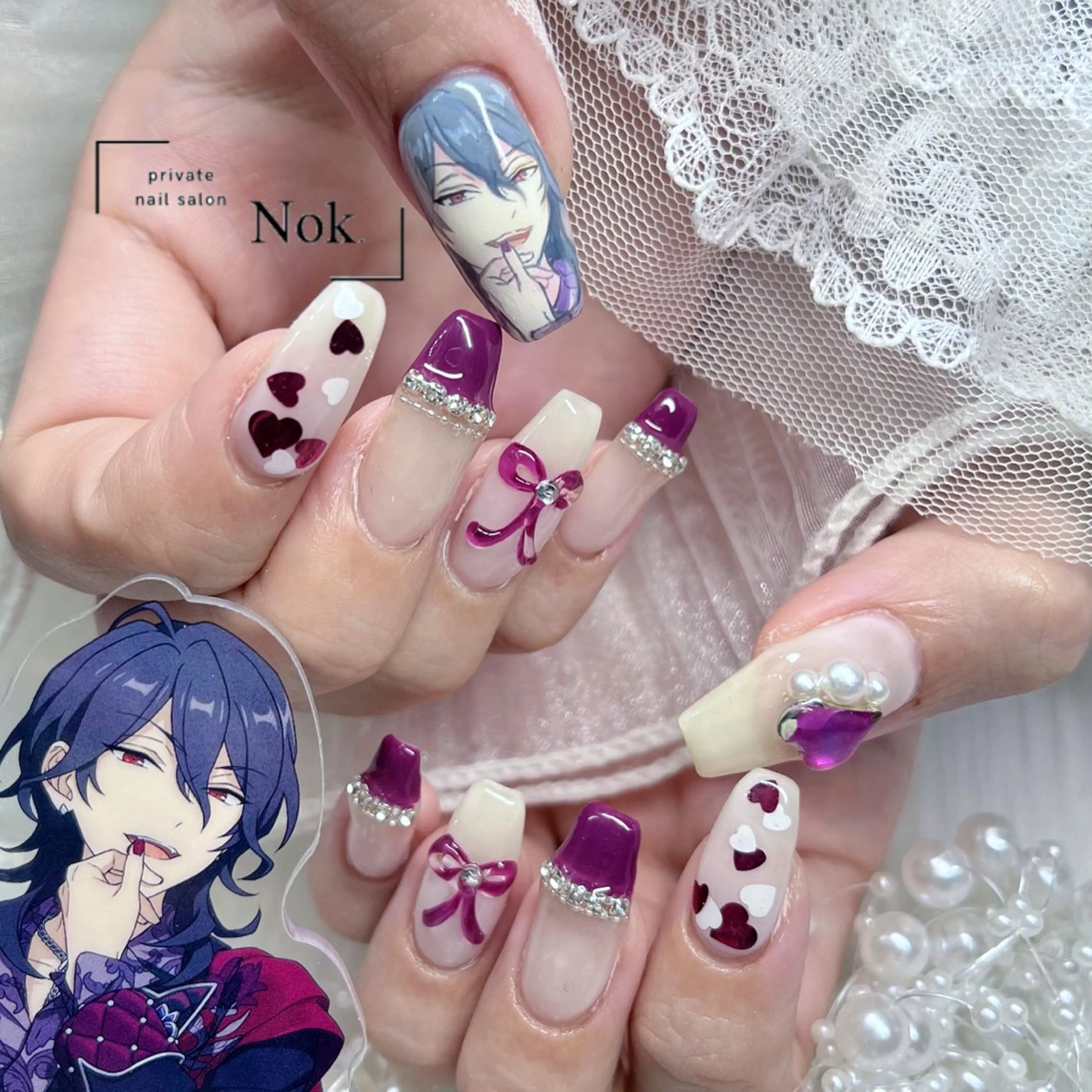ネイル ハンドネイル 池袋痛ネイル Nok. 渡辺のネイルデザイン