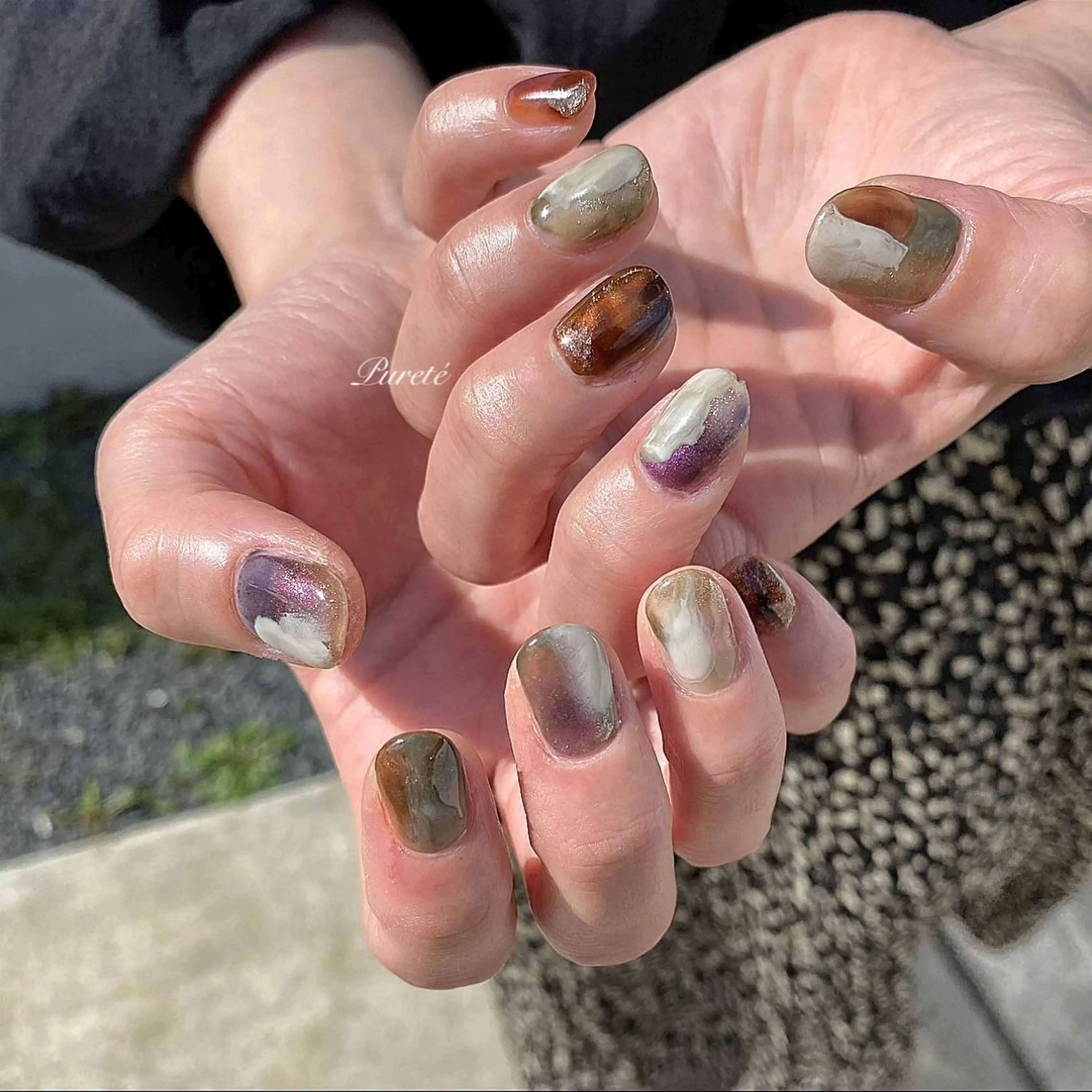 ネイル ハンドネイル nailsalon Puretéのネイルデザイン