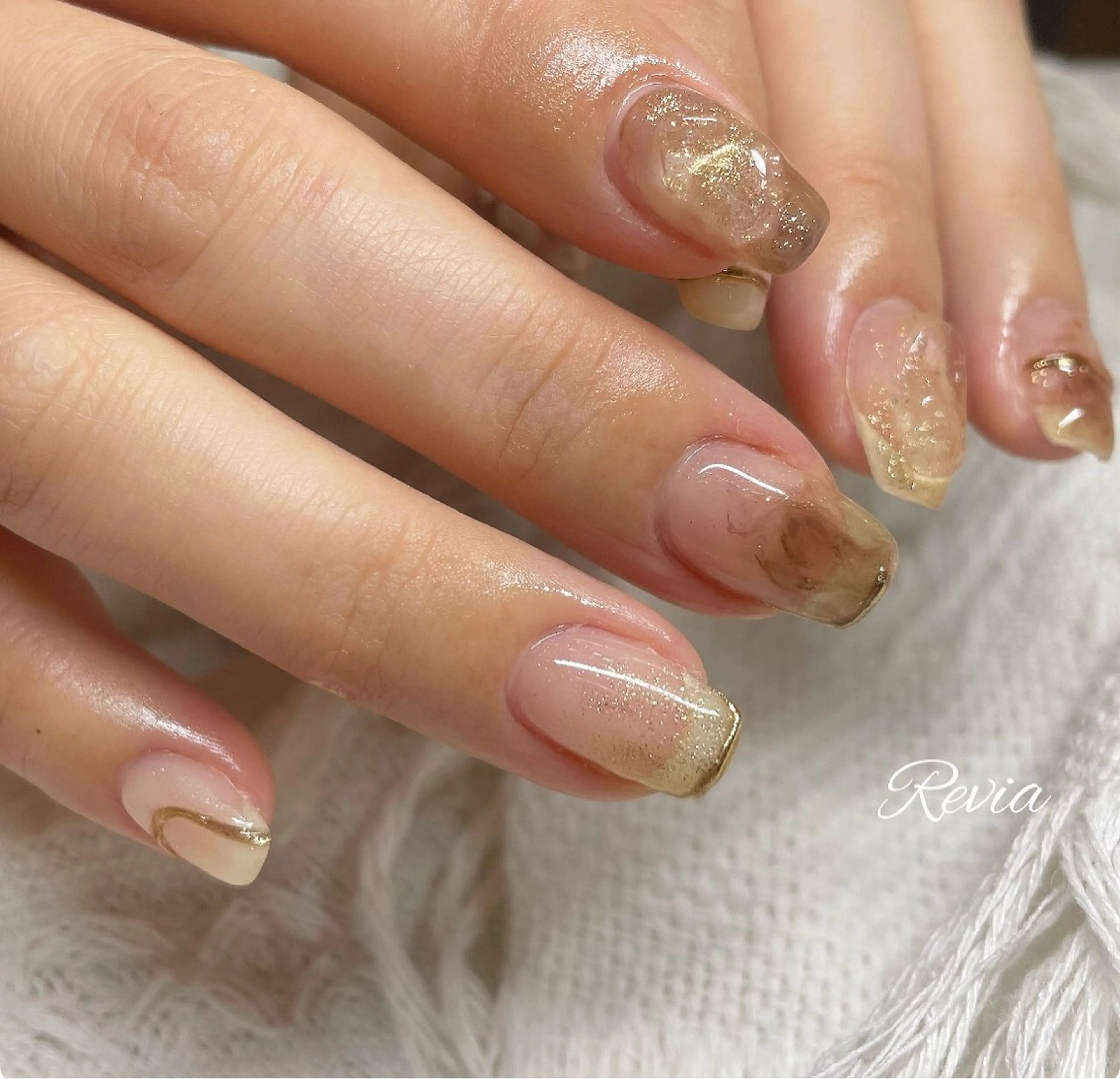 ネイル ハンドネイル revia所属・ERI Nailistのネイルデザイン