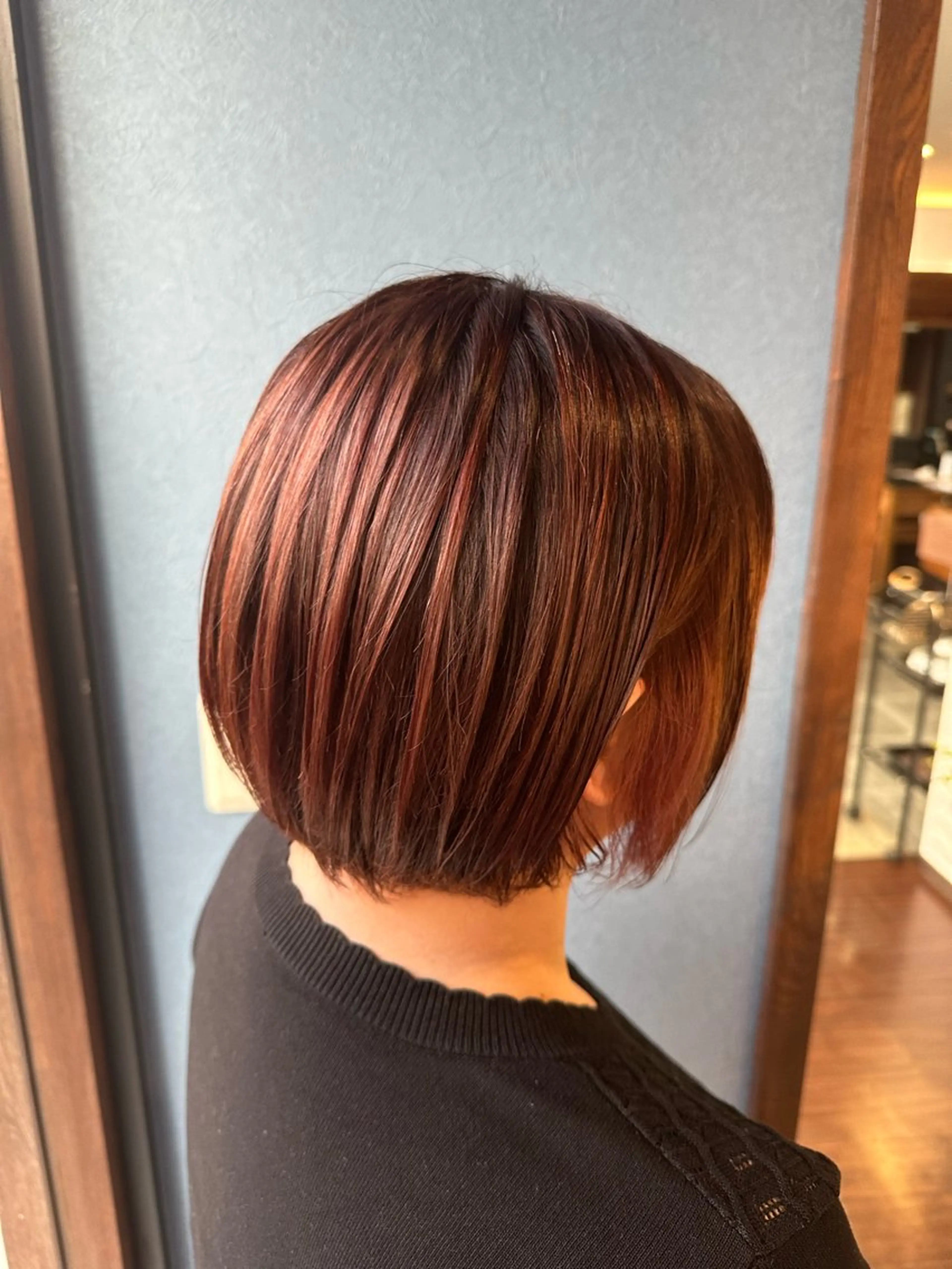 ミディアム カット ヘアカラー 🎀Kubu大橋 夏夢🎀のヘアスタイル