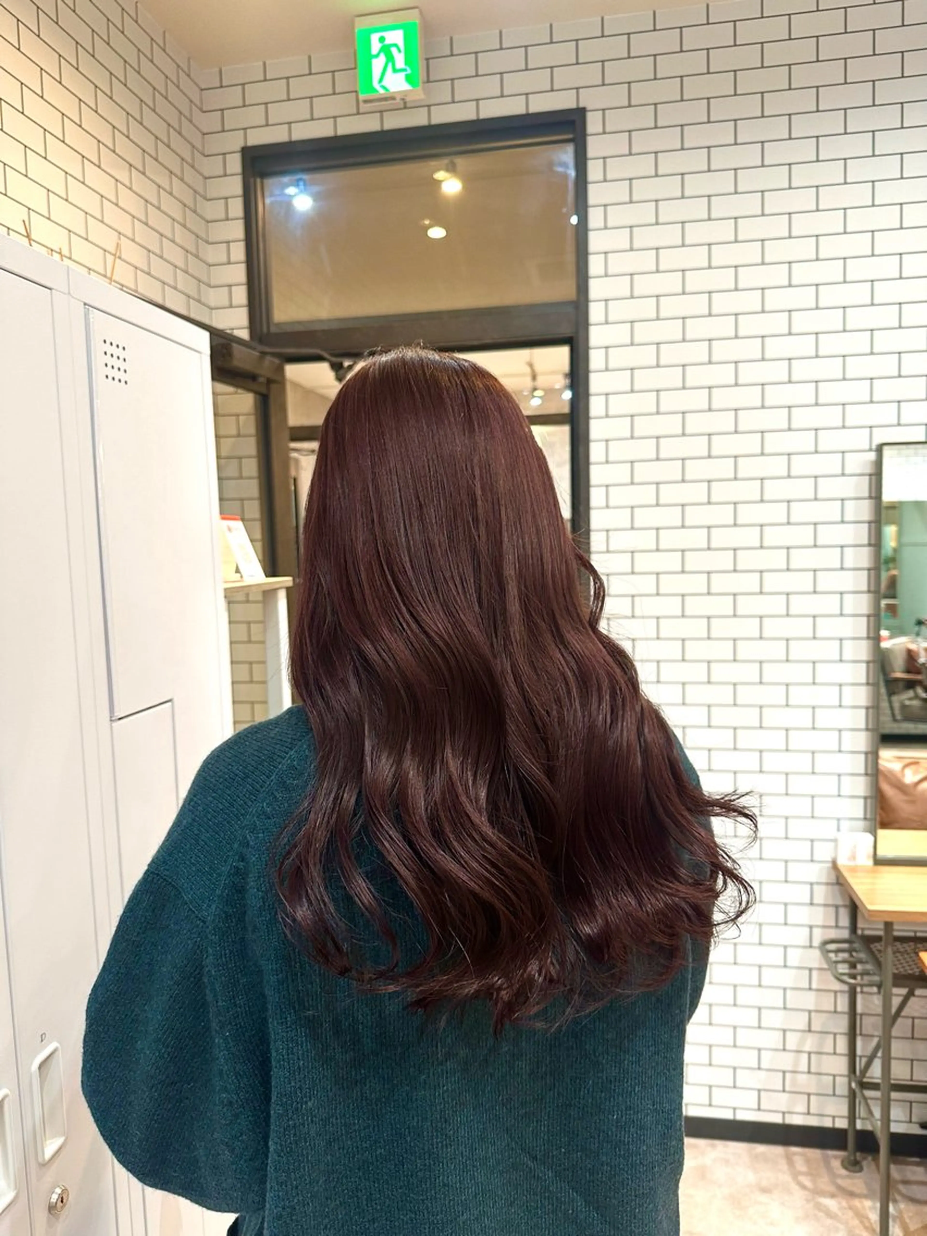ロング カラー レッドカラー カット ヘアカラー トリートメント Sara newi 🎀透明感🎀のヘアスタイル
