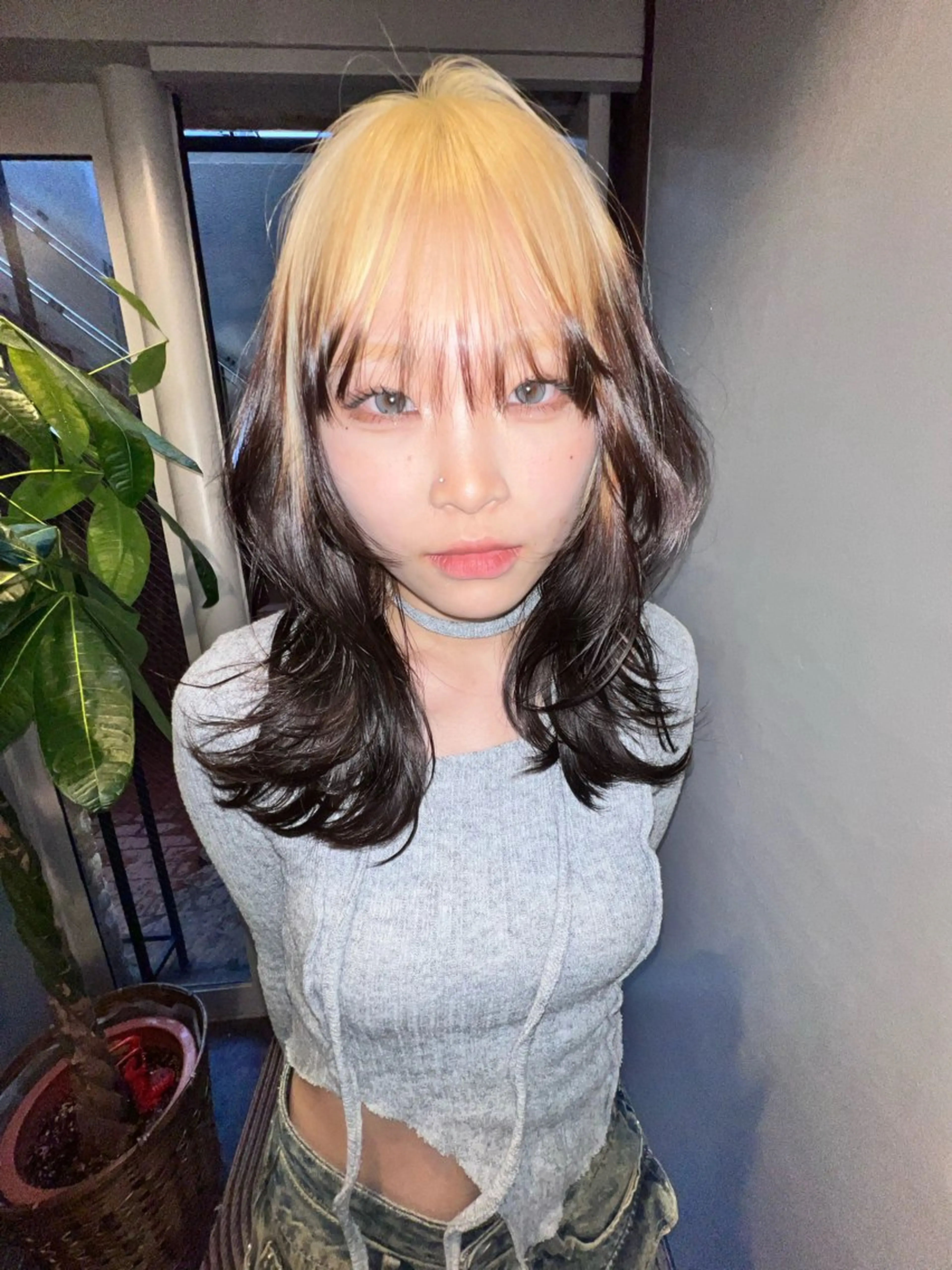 ロング カラー カット ヘアカラー haco＋所属・圧倒的デザイン力 店長🎨RENAのヘアスタイル
