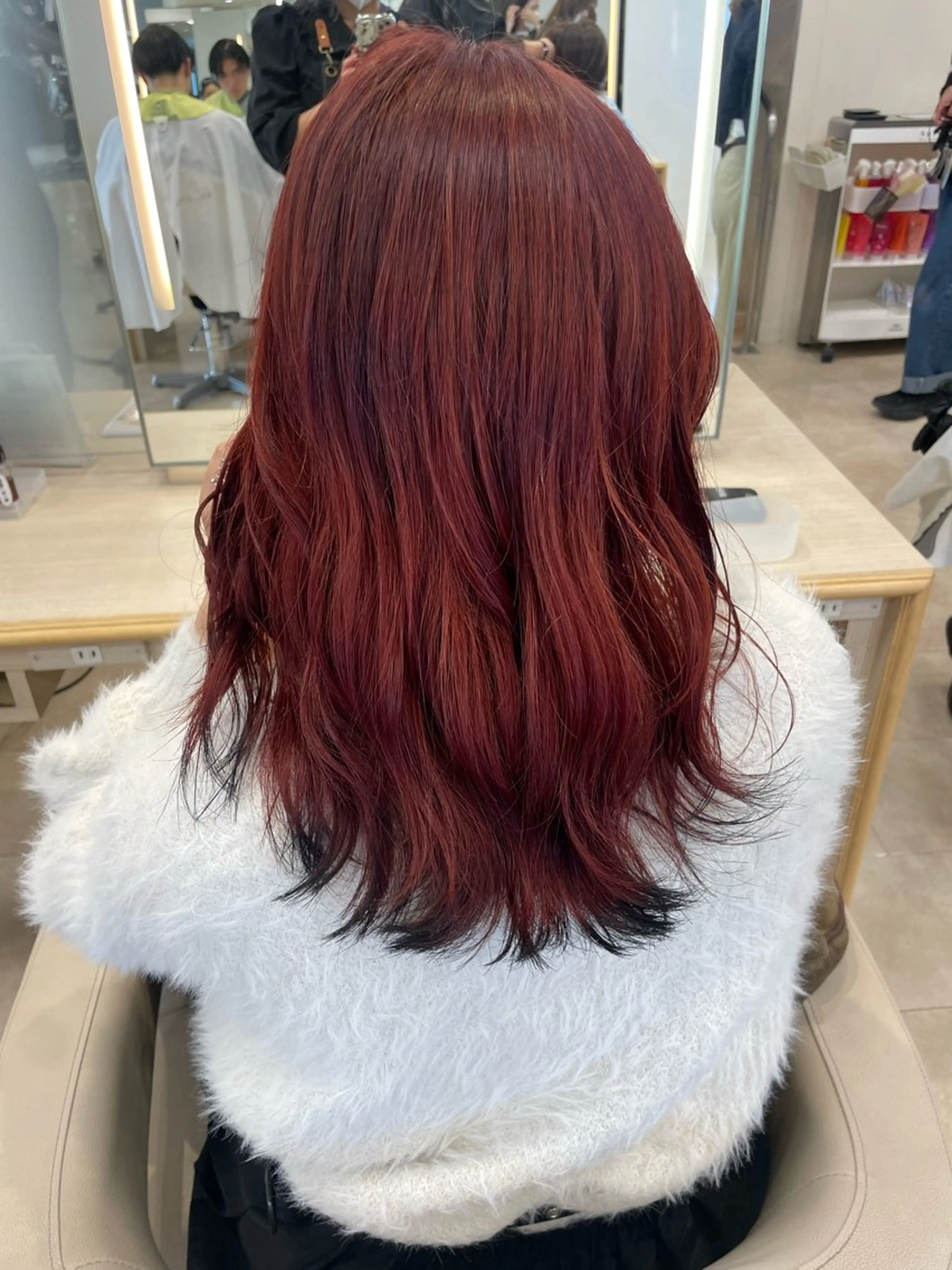 ロング カラー パーマ ヘアアレンジ 🍒KIKUCHI KANAE🍒のヘアスタイル