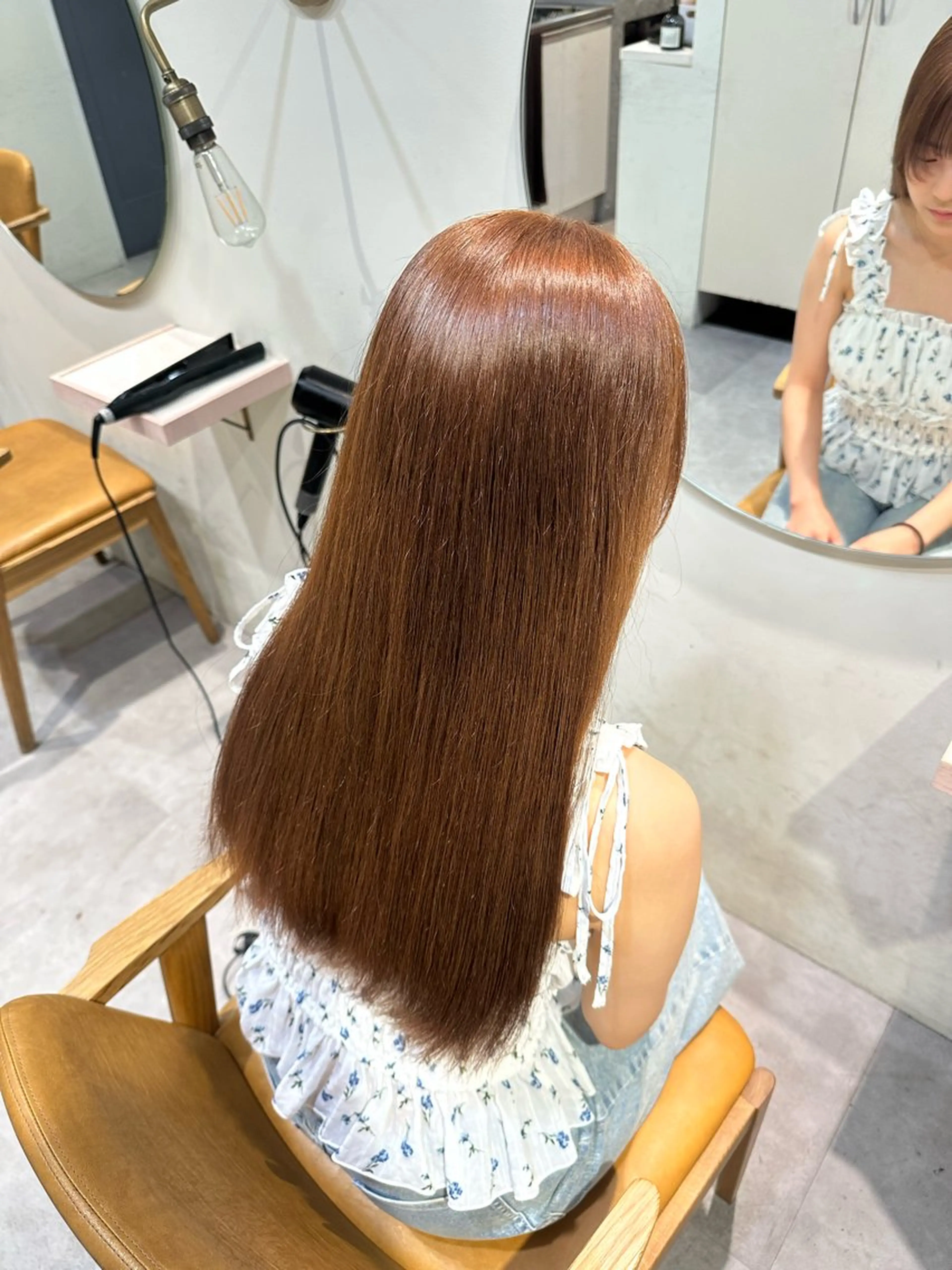 ロング カラー ヘアカラー roka  harajuku所属・HANAME カットモデル募集のヘアスタイル