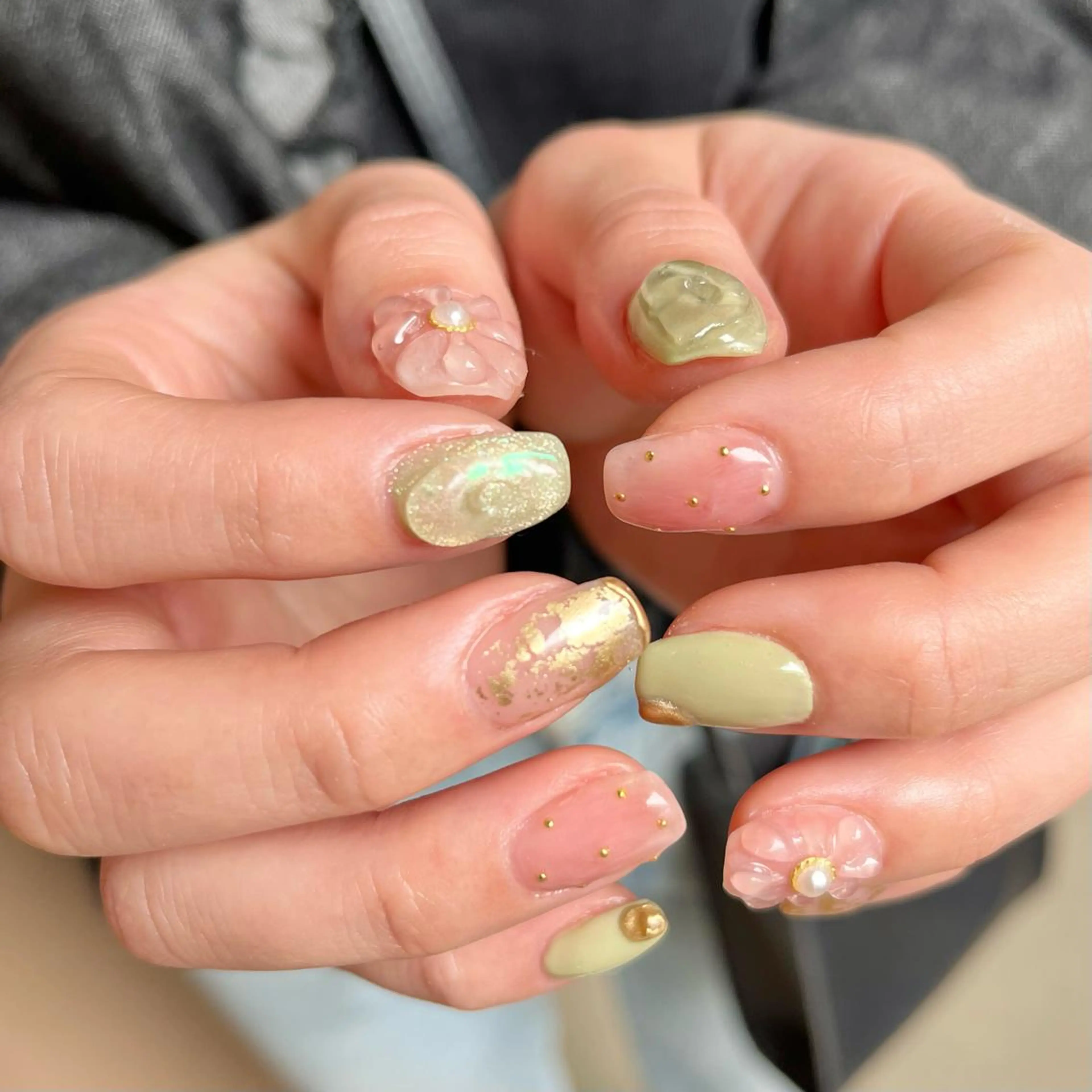ネイル 春ネイル ハンドネイル nail salon O (en)所属・vegh. nail／阿波座のネイルデザイン