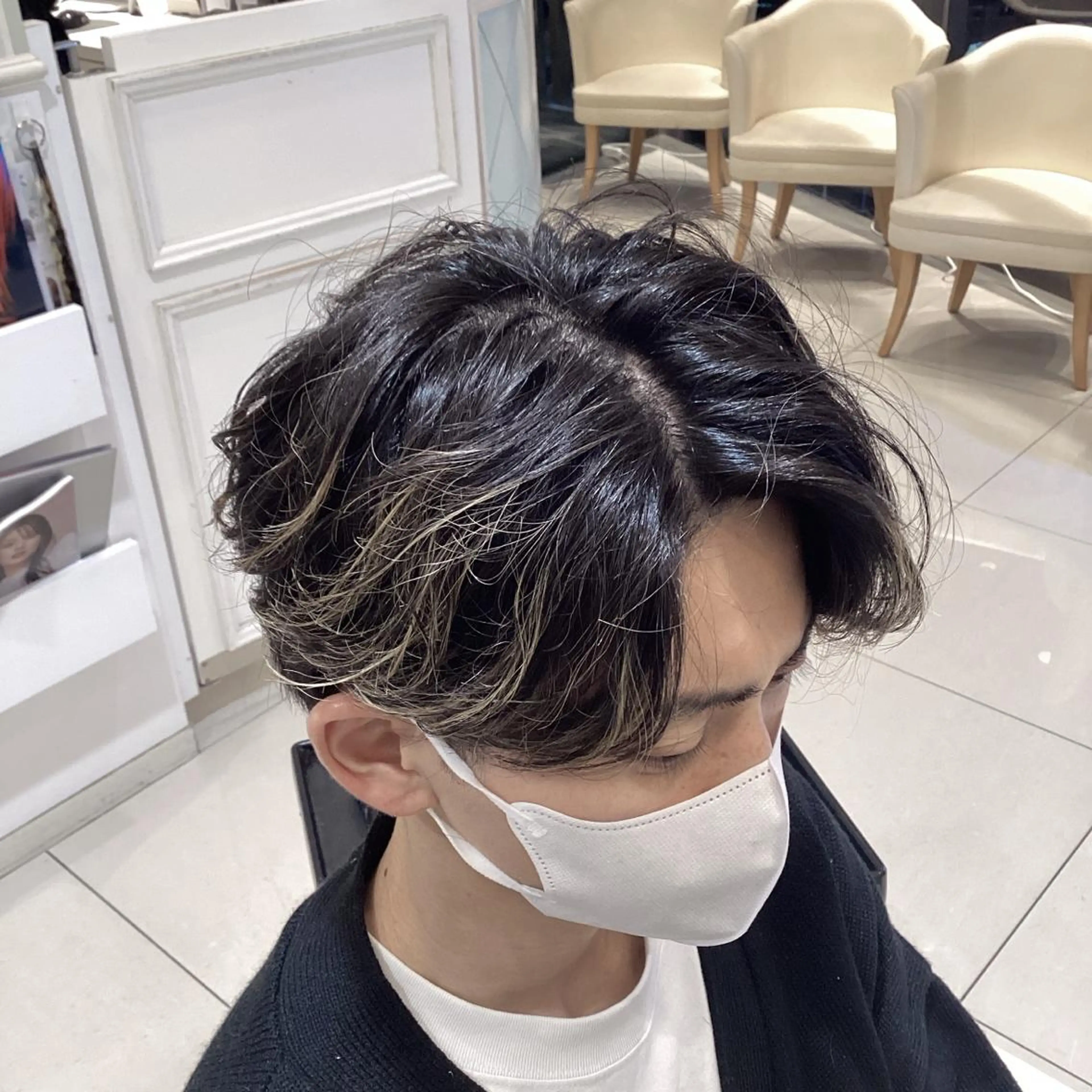 パーマ メンズ メンズパーマ カット パーマ メンズ縮毛矯正 ♠️店長下平隼人のヘアスタイル