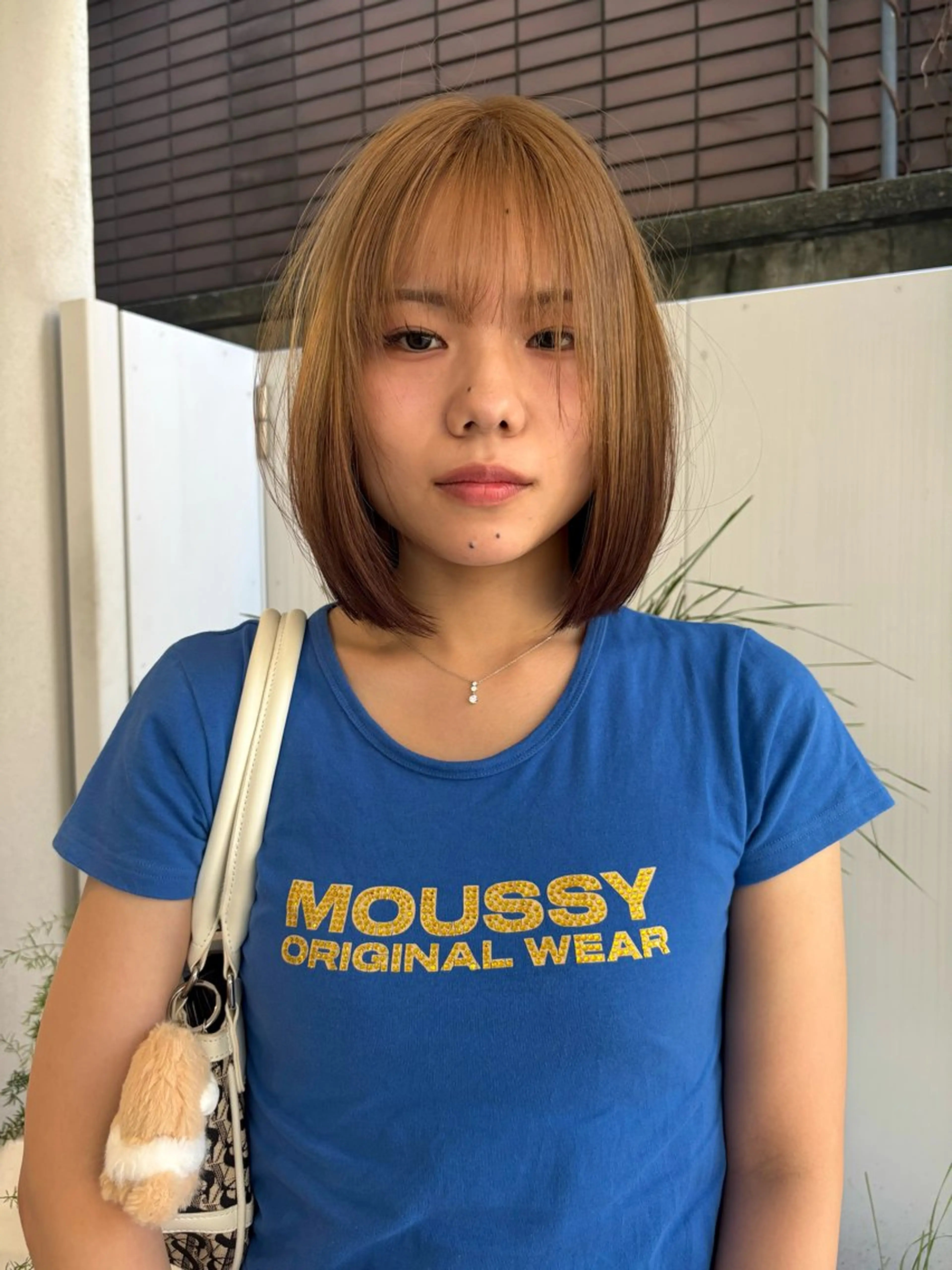 ミディアム カラー ヘアカラー トリートメント ヘアセット 🟠ブリーチ/ ナチュラル🟠りりのヘアスタイル
