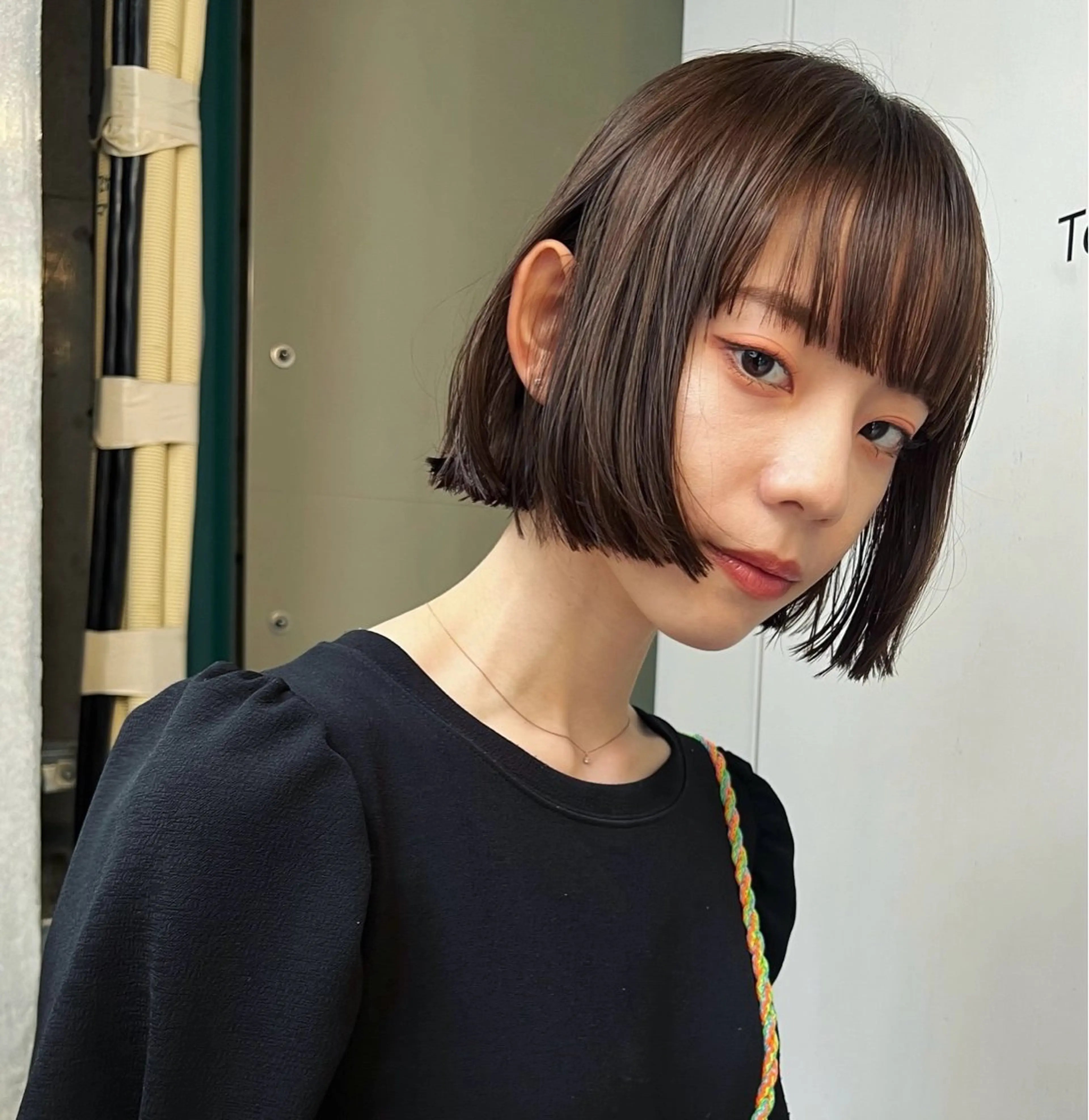 ショート カラー カット ヘアカラー レイヤーカット カシマハヤトのヘアスタイル