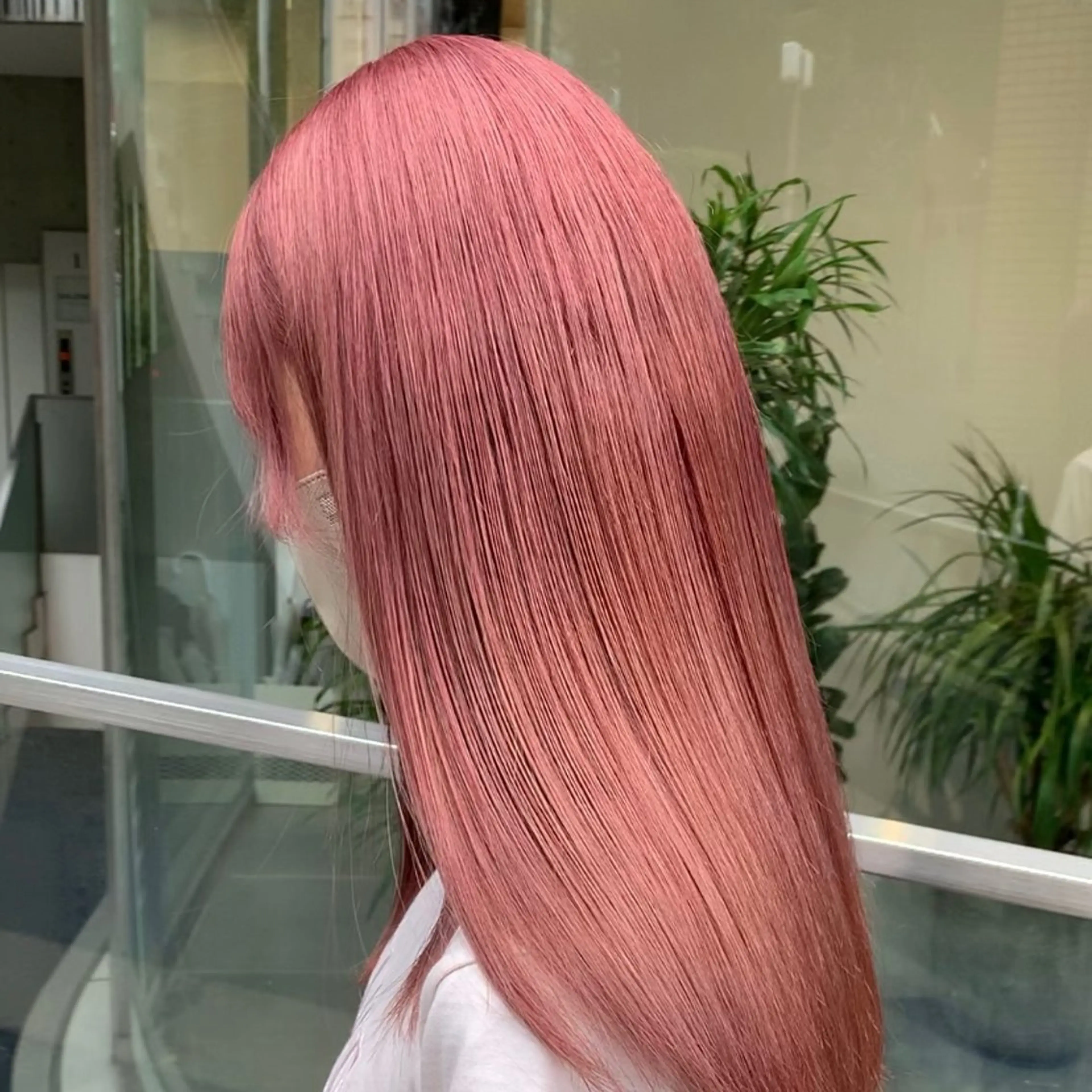 ミディアム カラー ヘアカラー トリートメント サロウィン(SALOWIN)原宿iori店所属・ツヤツヤ ハイトーン/Reiのヘアスタイル