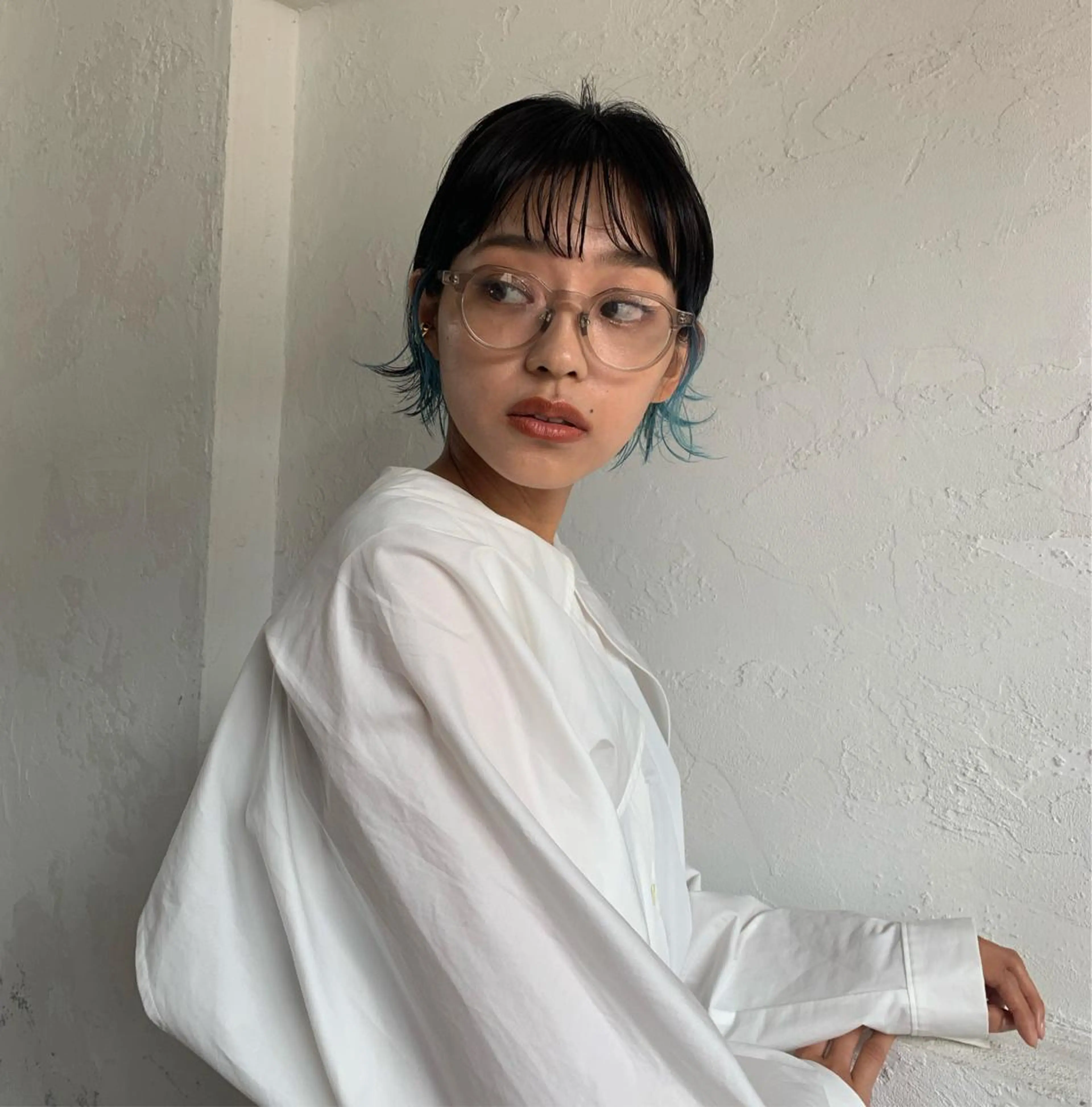 ミディアム カラー ヘアカラー 美髪・シールエクステ ホソタニリョウコのヘアスタイル