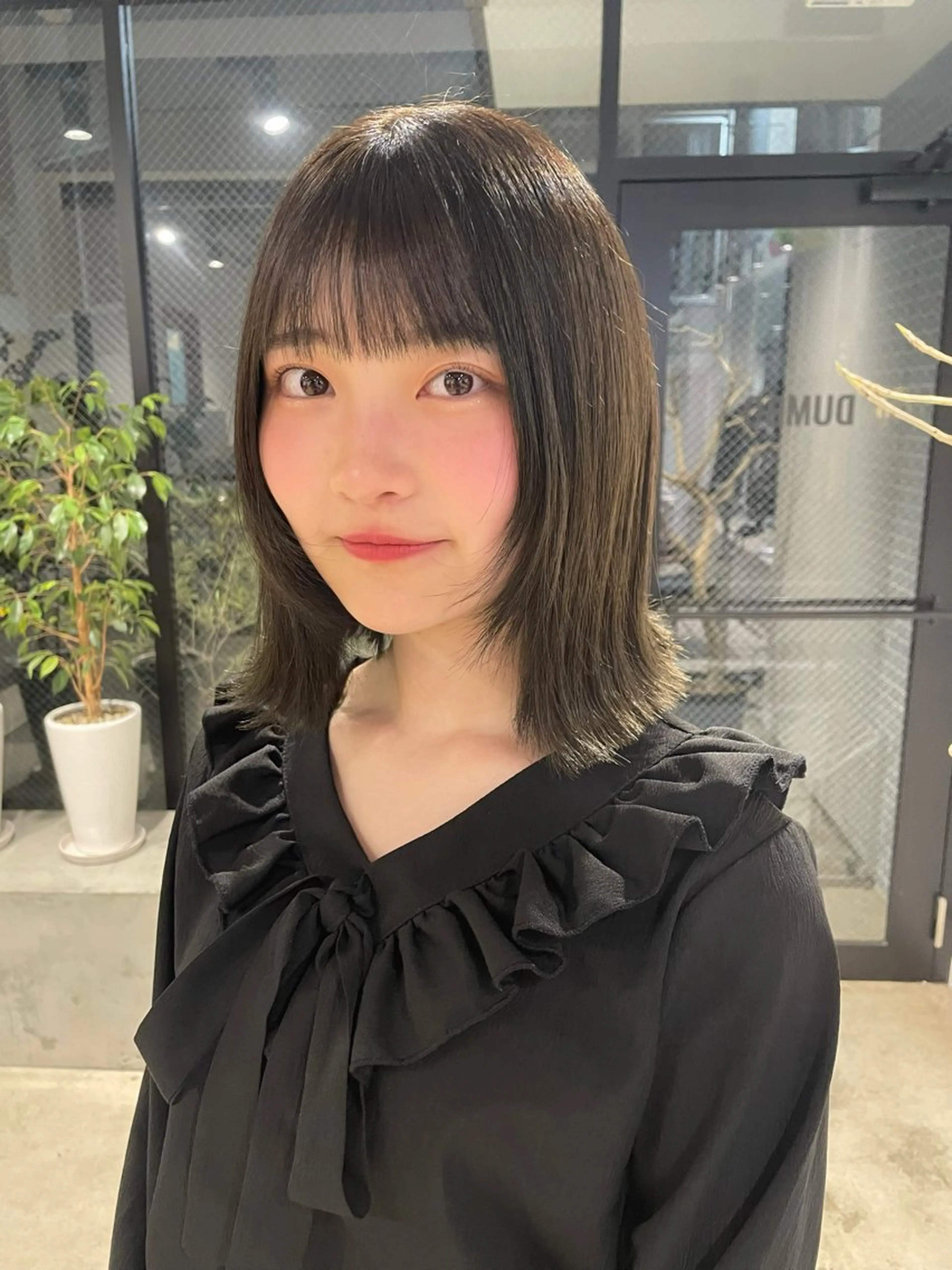 ミディアム カラー オリーブカラー ユウナ🎀レイヤー/ 暖色カラーのヘアスタイル