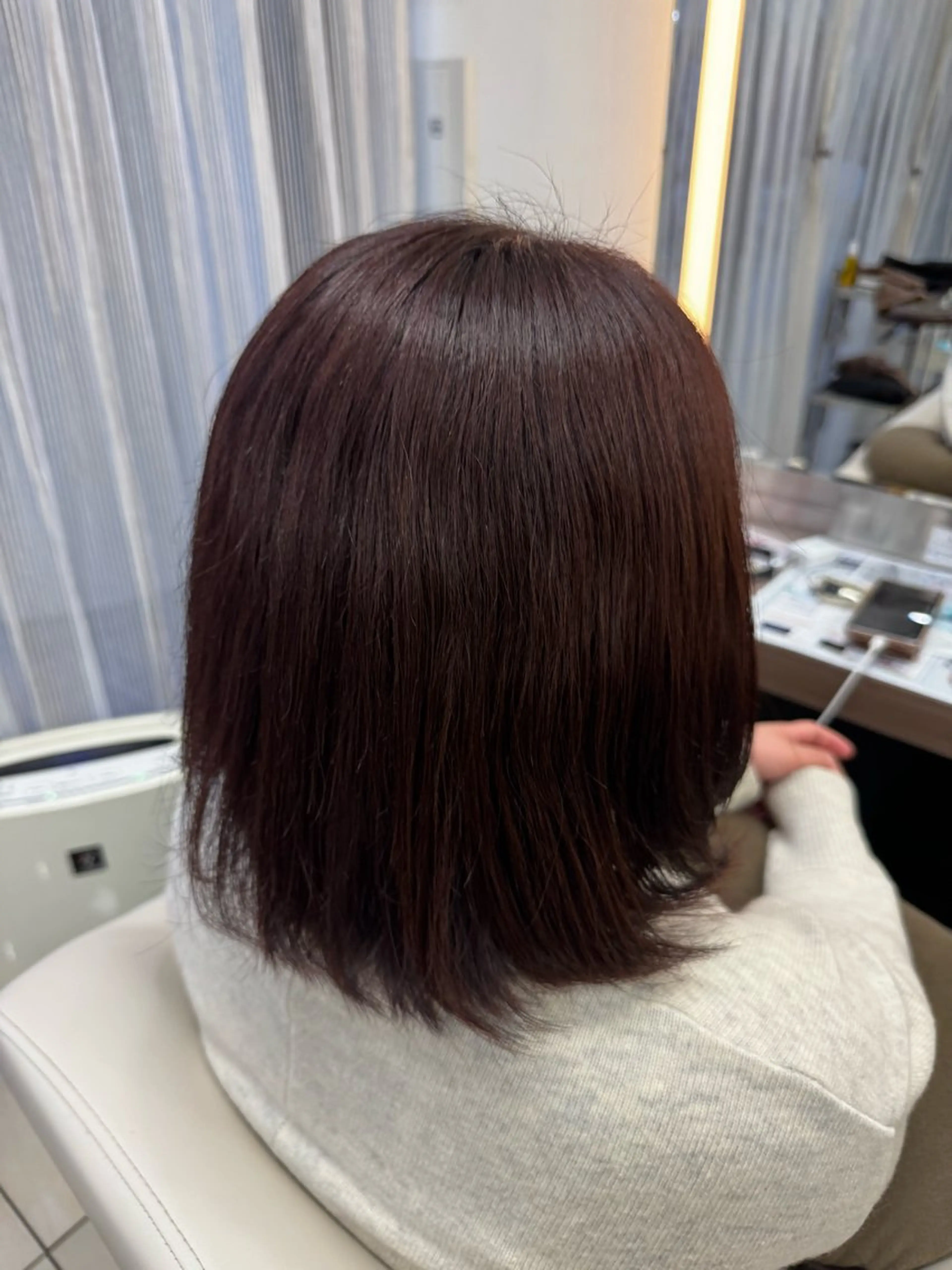 ショート 艶カラー/ベージュ カラー/tuburaのヘアスタイル