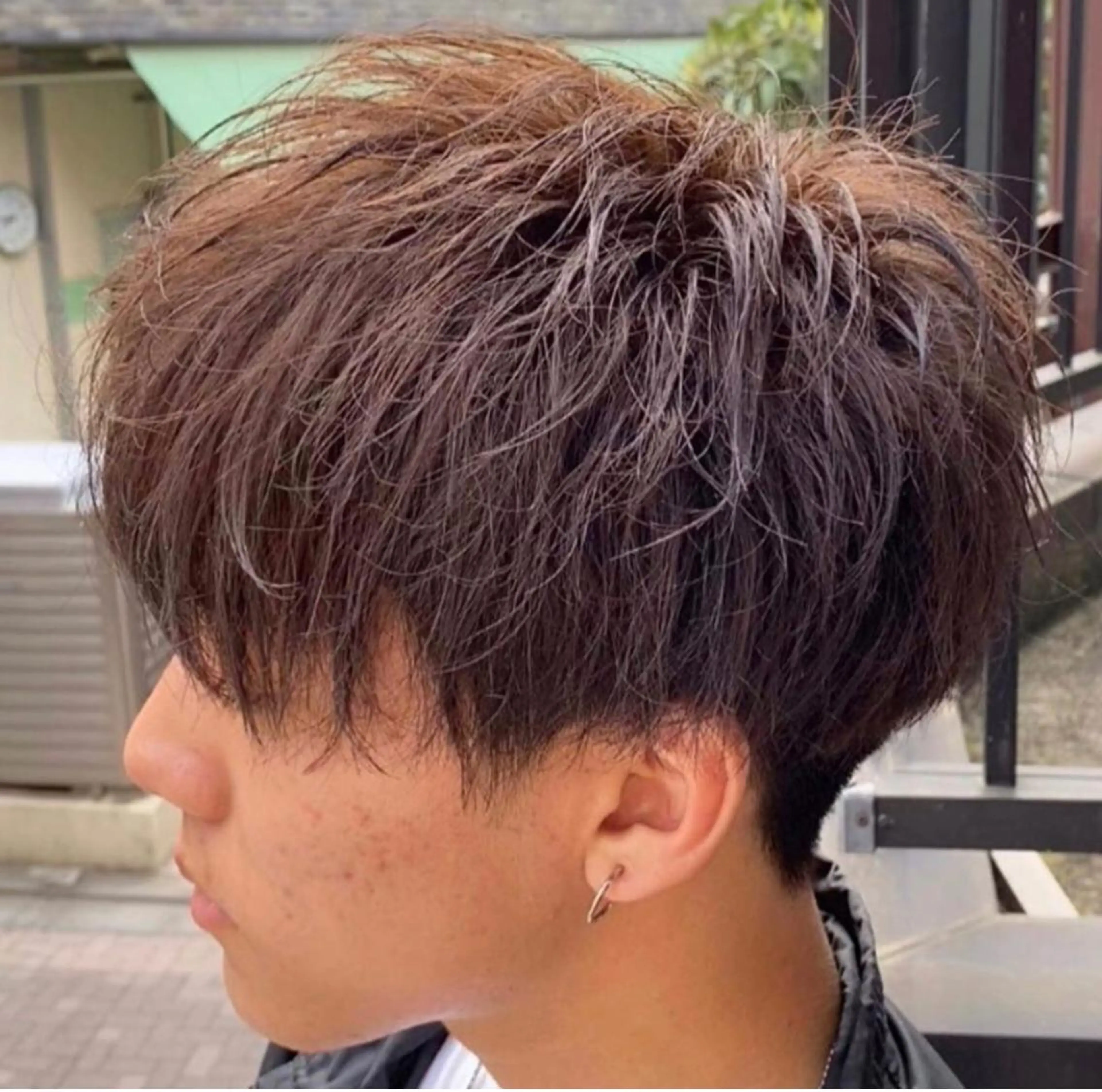 メンズ カット ヘアセット 海外レイヤー鯉渕 【海外風メンズも◎】のヘアスタイル