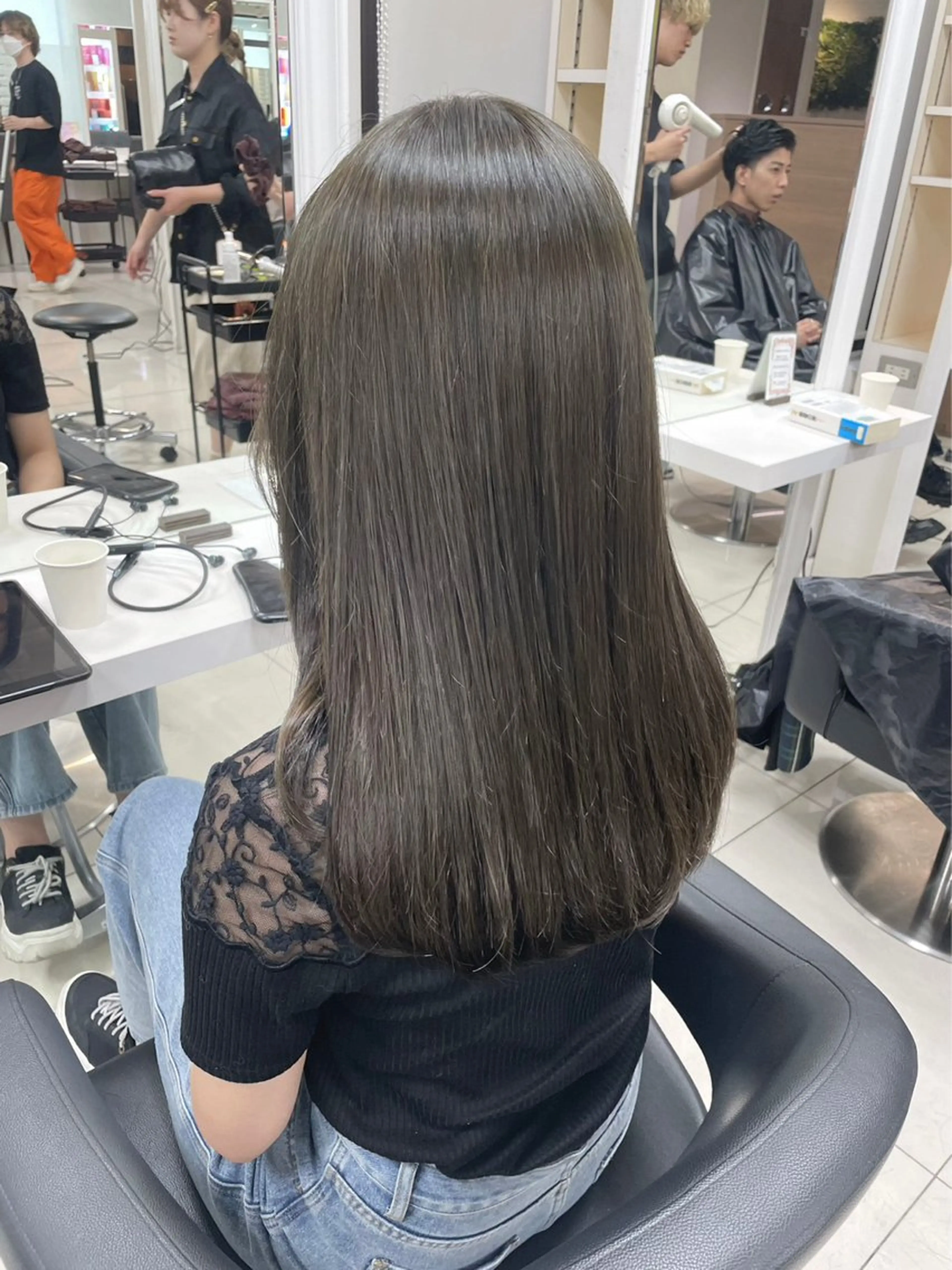 ロング カラー ヘアアレンジ ✨美髪矯正✨髪質改善 カラー🦋島琉平🦋のヘアスタイル