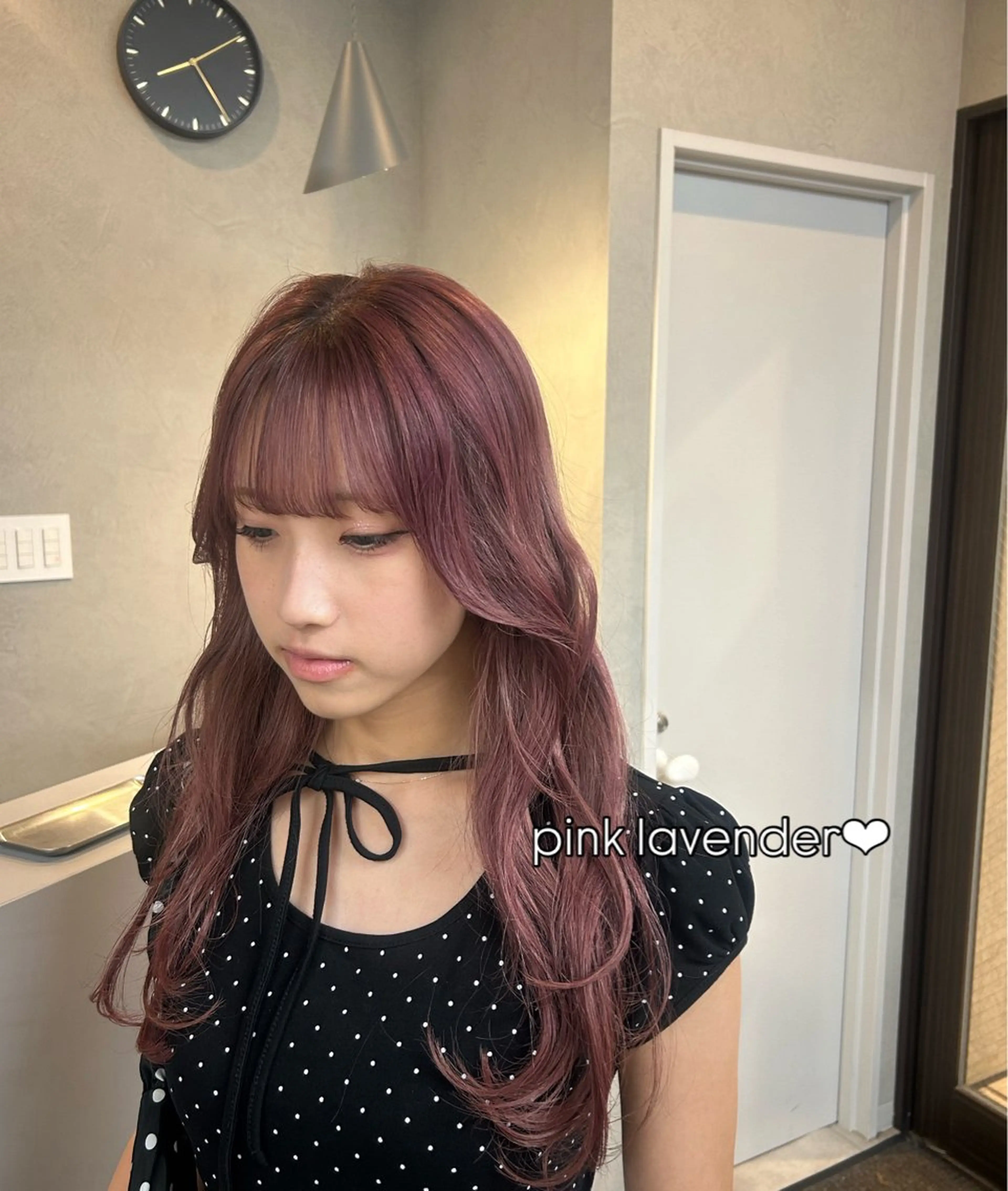 ロング ヘアカラー トリートメント shiori GiseL小倉のヘアスタイル