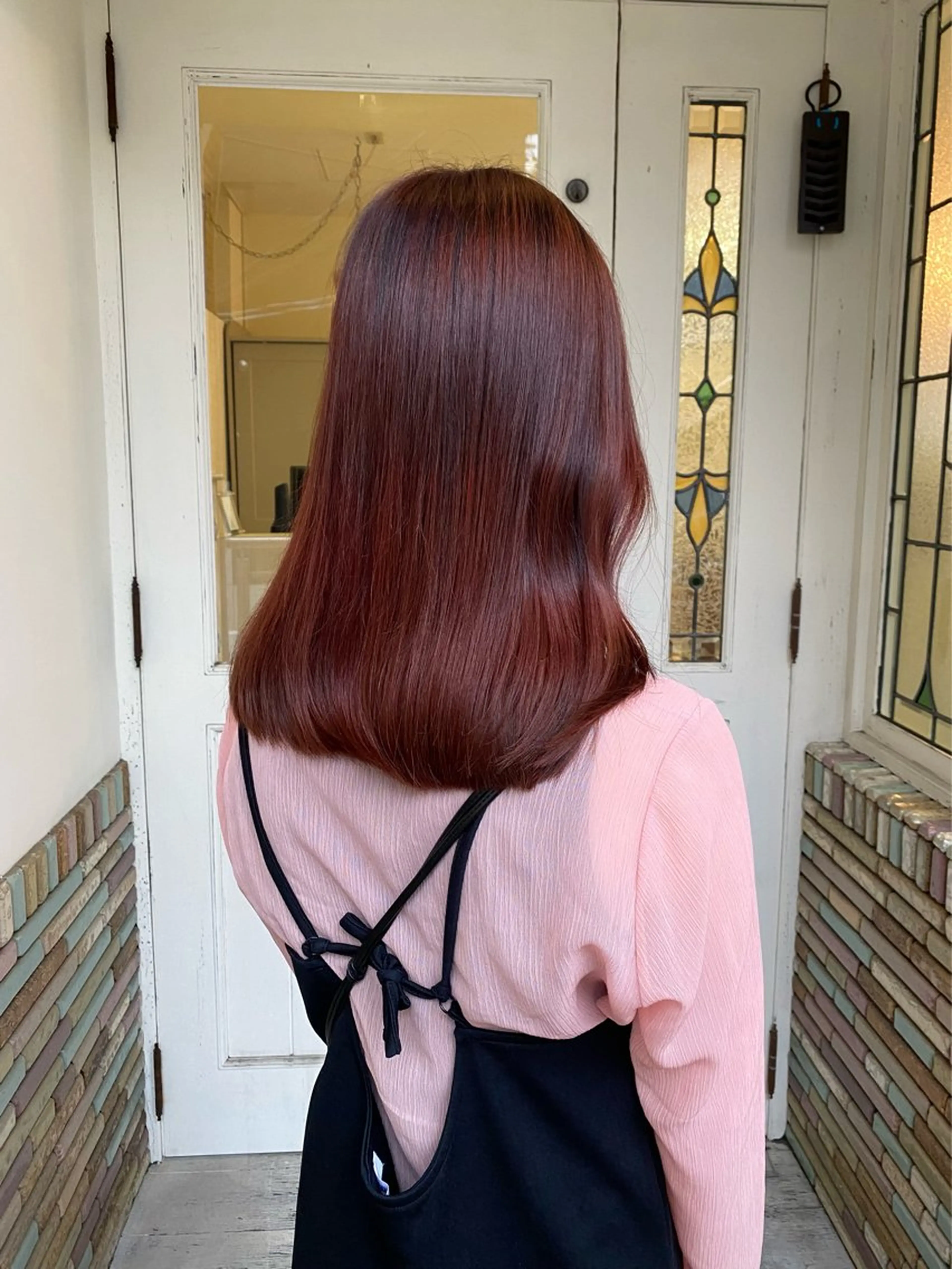 ミディアム 【艶ヘア】 どうまえのヘアスタイル