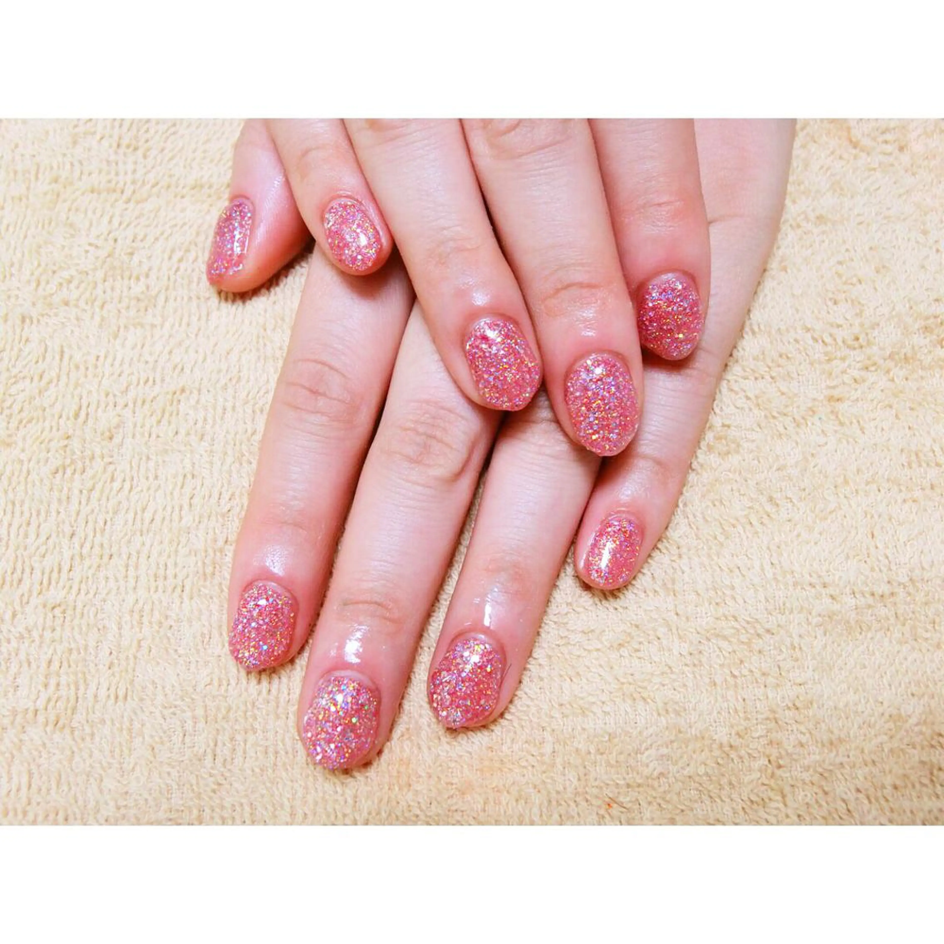 ネイル ワンカラーネイル 痛ネイル/ワンホン/ フィルイン/長さだしのネイルデザイン