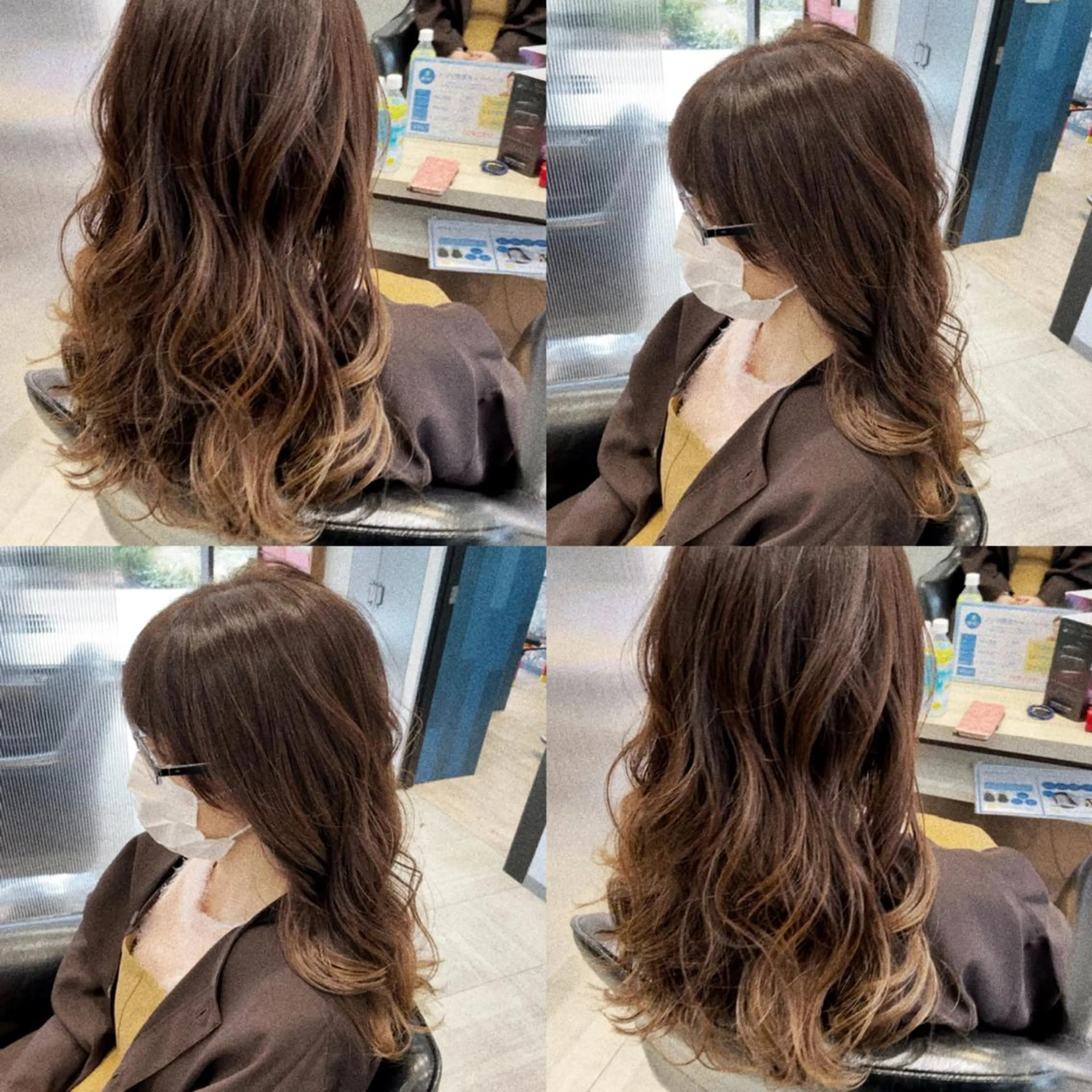 ロング カラー カット ヘアカラー トリートメント 田之倉 将也のヘアスタイル