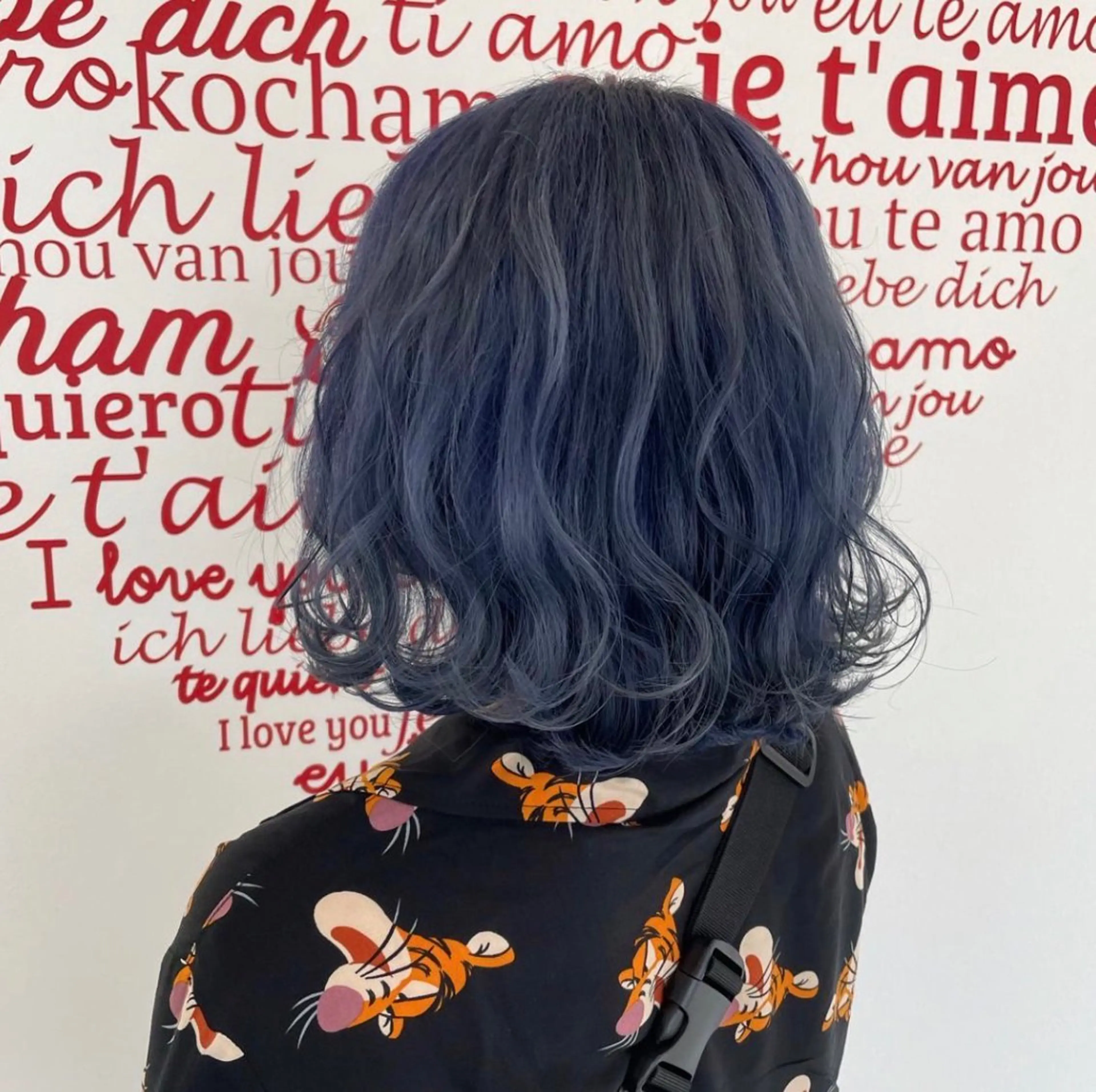 ミディアム カラー ヘアアレンジ バレイヤージュ ブリーチ ケアブリーチ ダブルカラー イヤリングカラー CREAPY　日向野 利菜のヘアスタイル