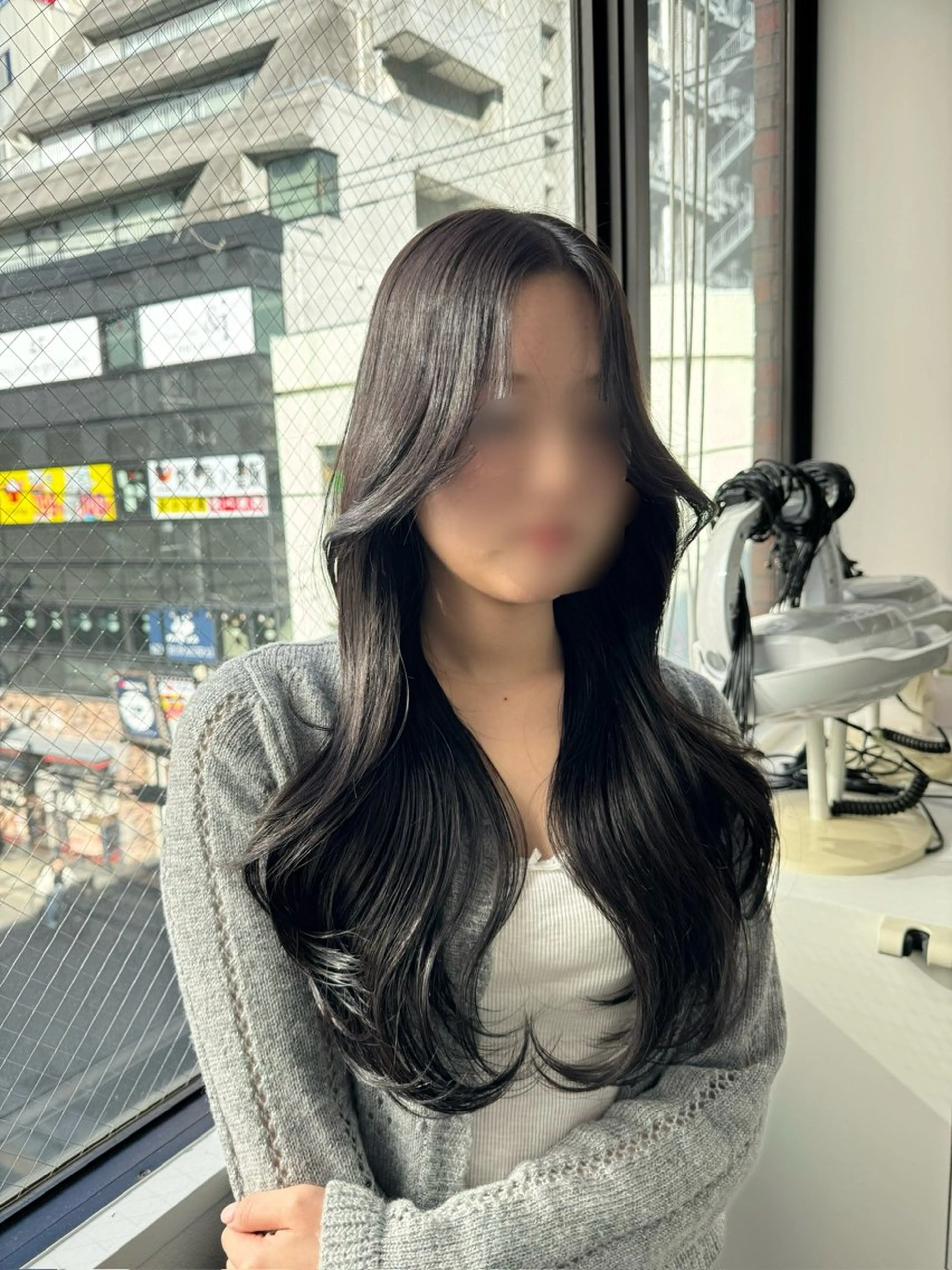 ロング カット ヘアカラー トリートメント ⛄️レイヤー⛄透明感 ⛄️kyotaroのヘアスタイル