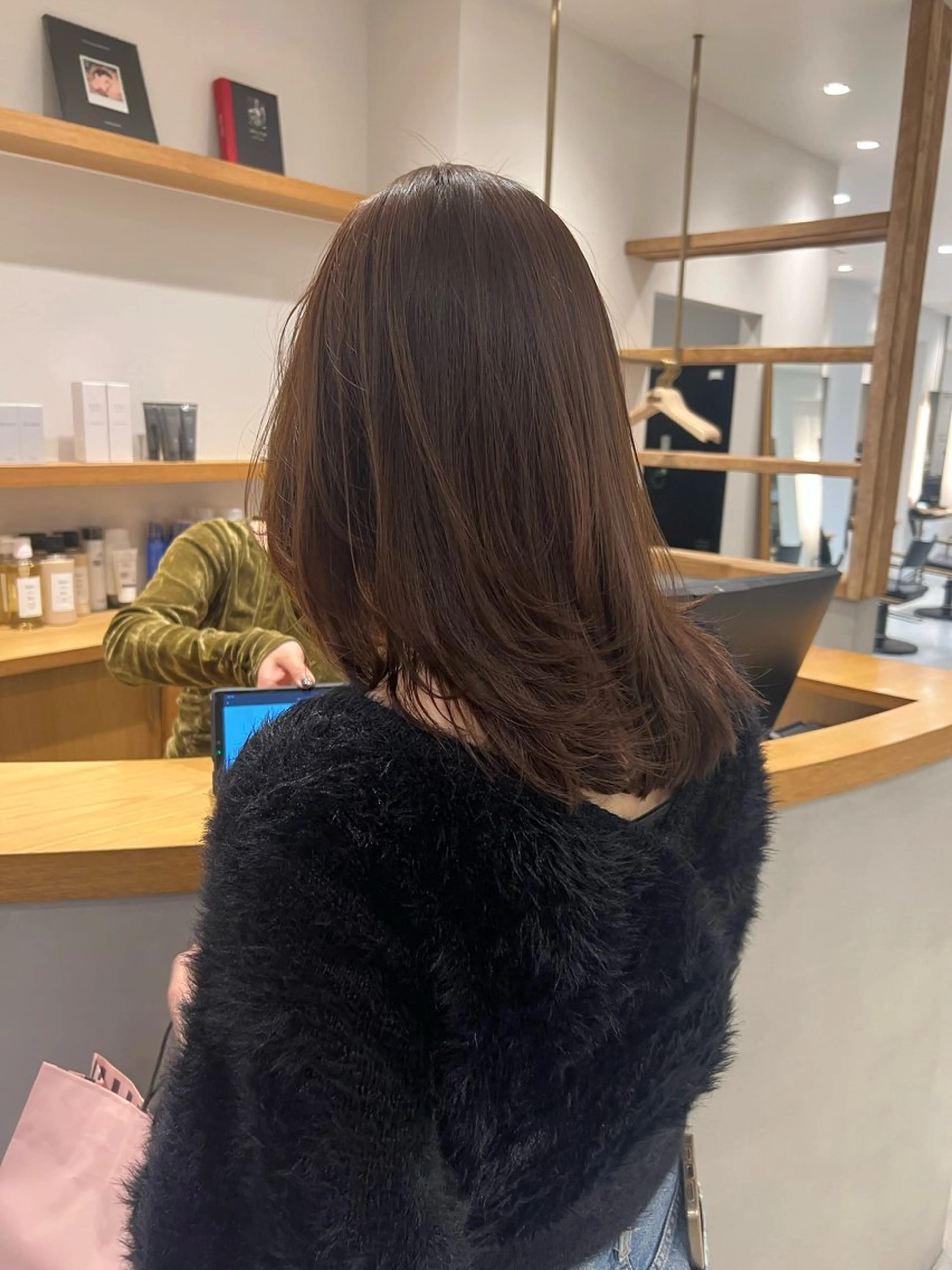 ミディアム カット ヘアカラー パーマ/名古屋パーマ / コデラ ナナホのヘアスタイル