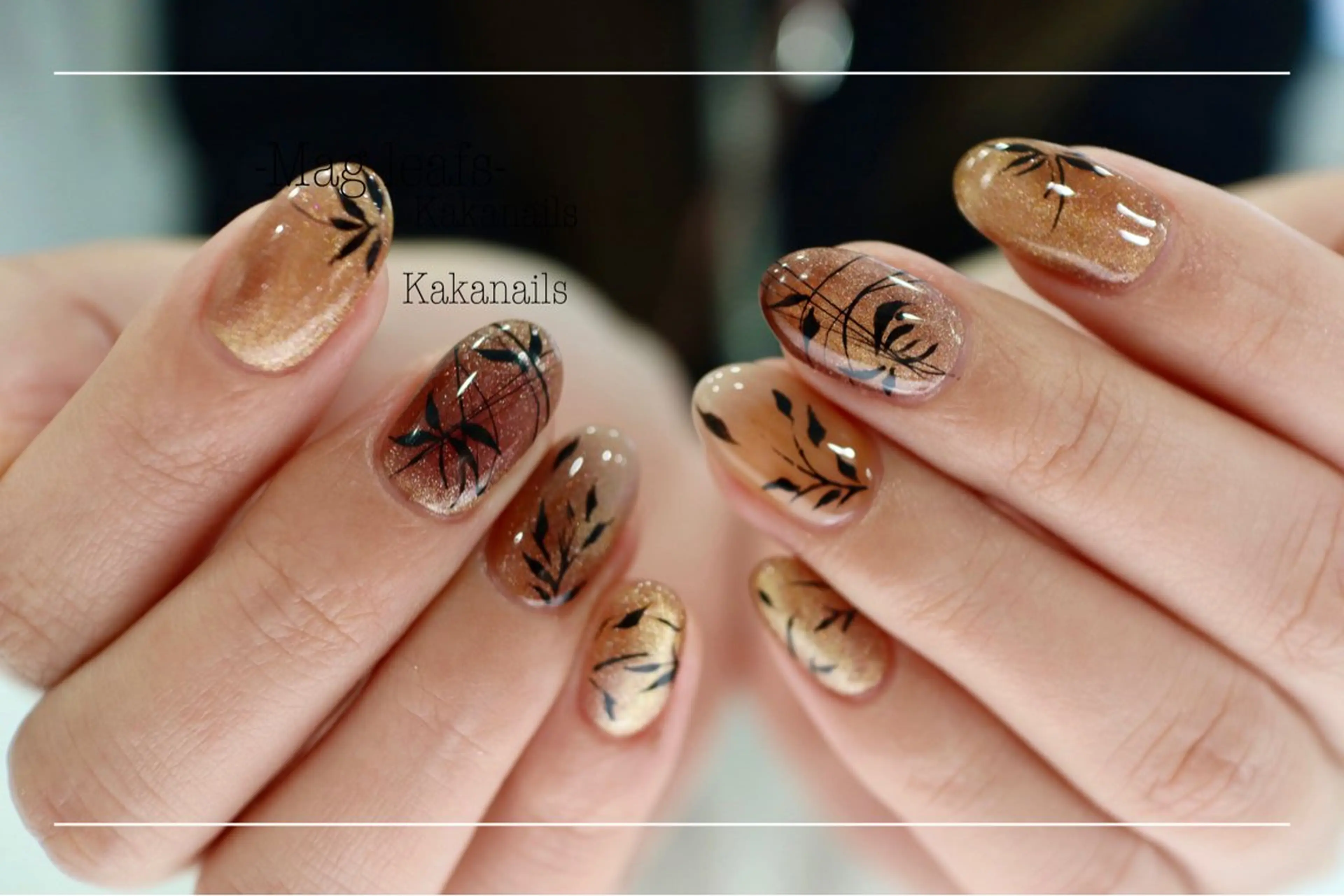 ネイル マグネットネイル Kaka Nailsのネイルデザイン