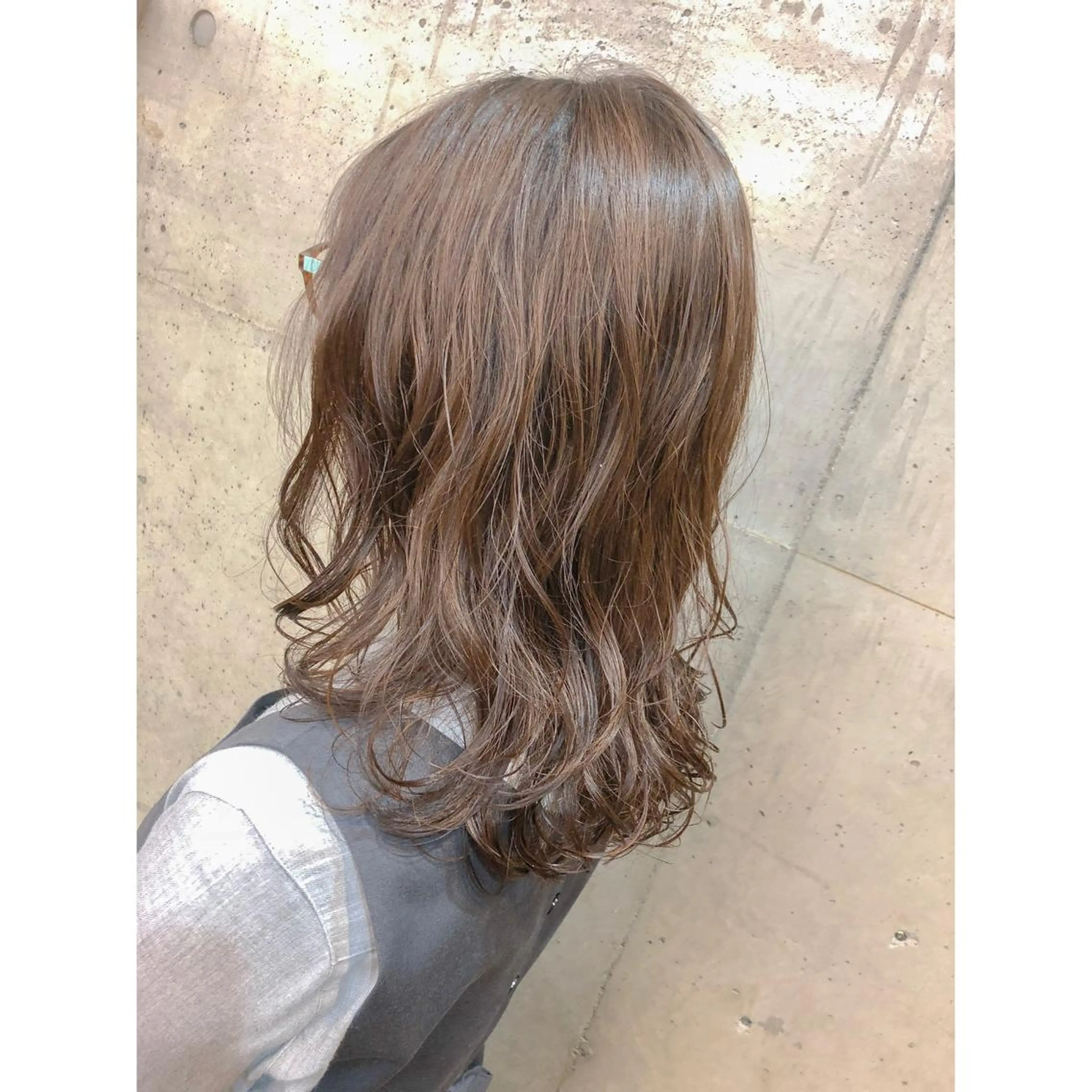 セミロング パーマ セミロングパーマ カット ヘアカラー トリートメント ヘアセット センスをお届けします 大谷将生INFPのヘアスタイル