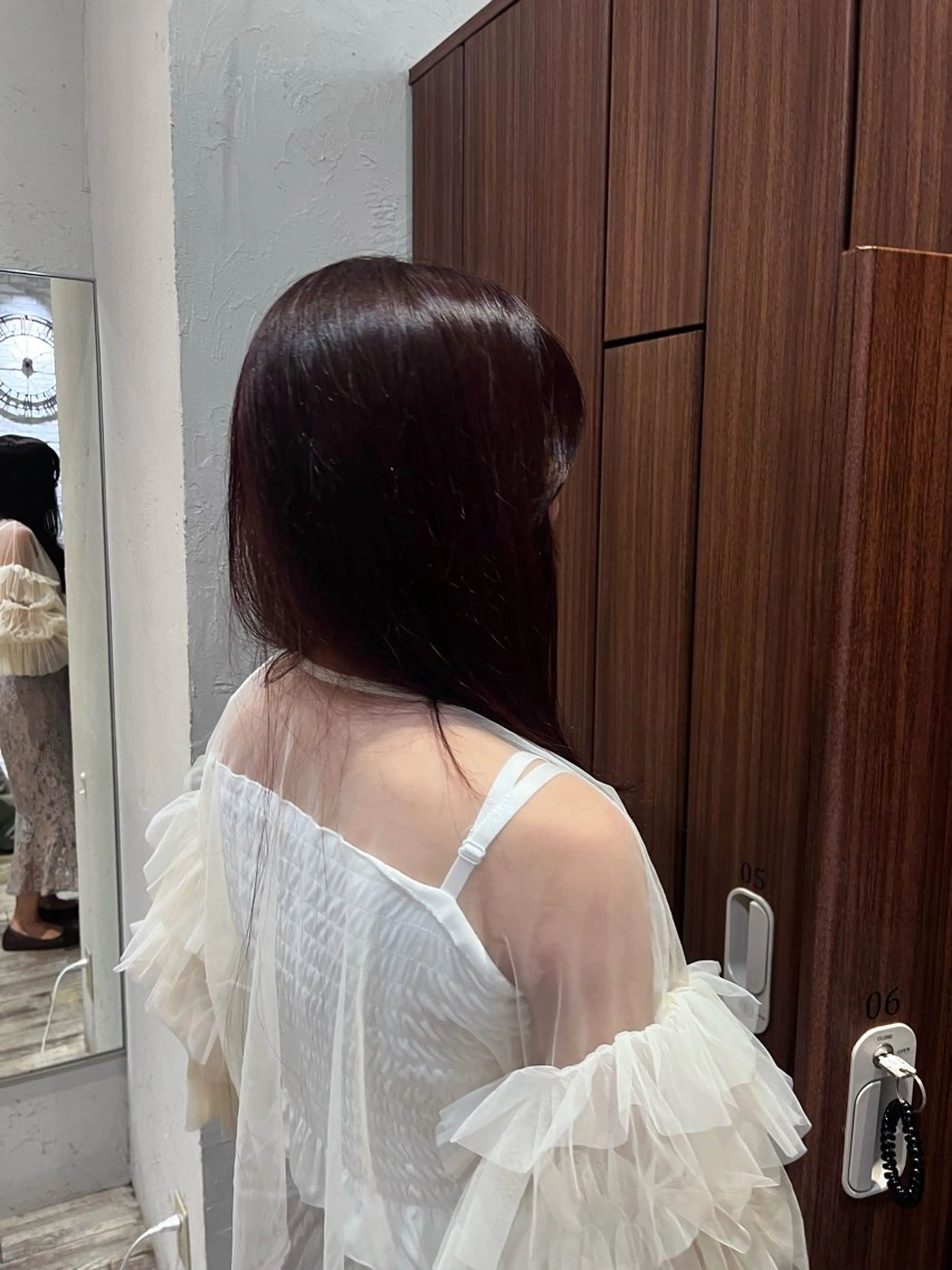 カラー ヘアカラー トリートメント 平居 舞白のヘアスタイル