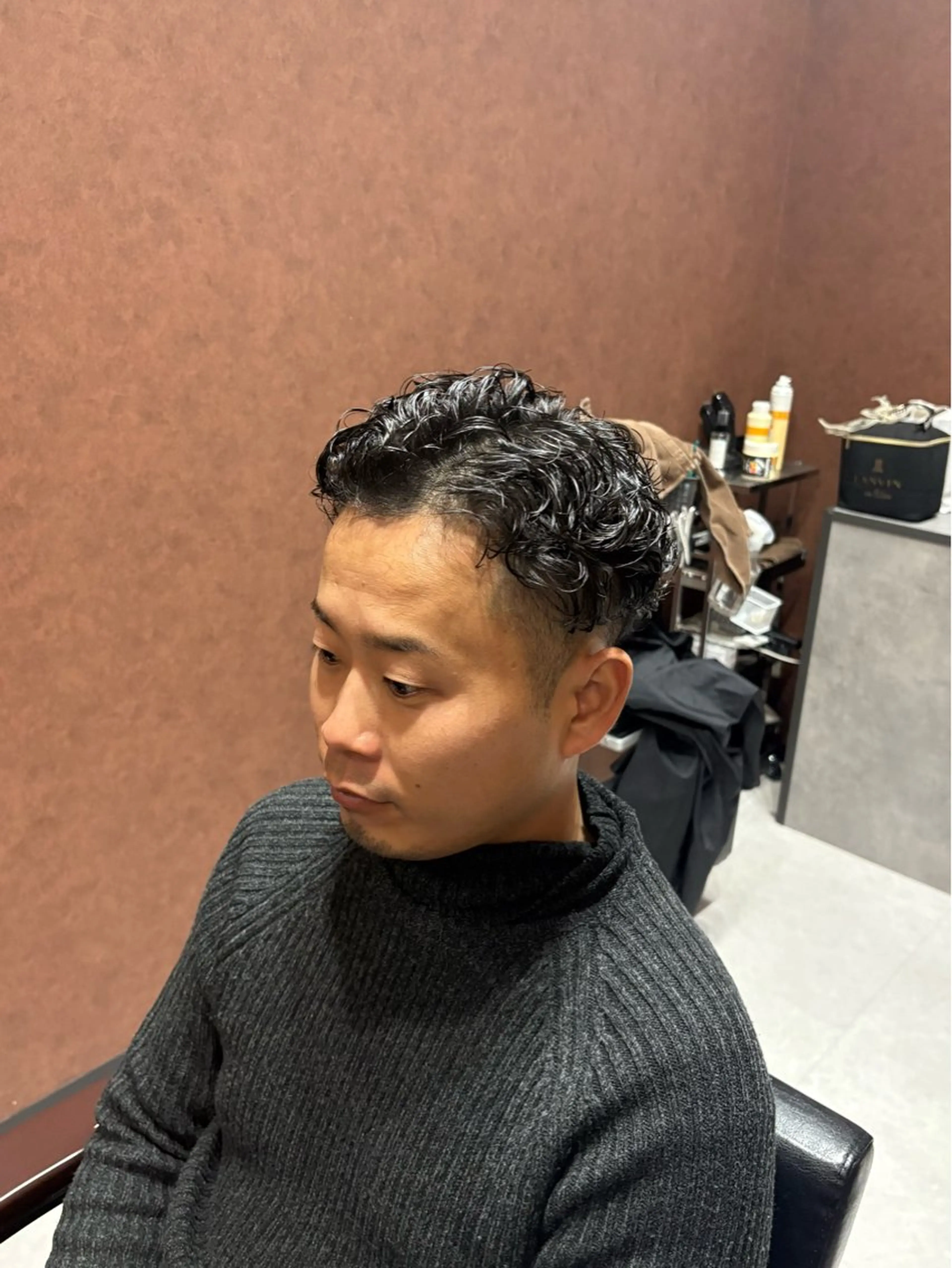 パーマ メンズ メンズパーマ カット パーマ E 難波店 Rei /メンズのヘアスタイル