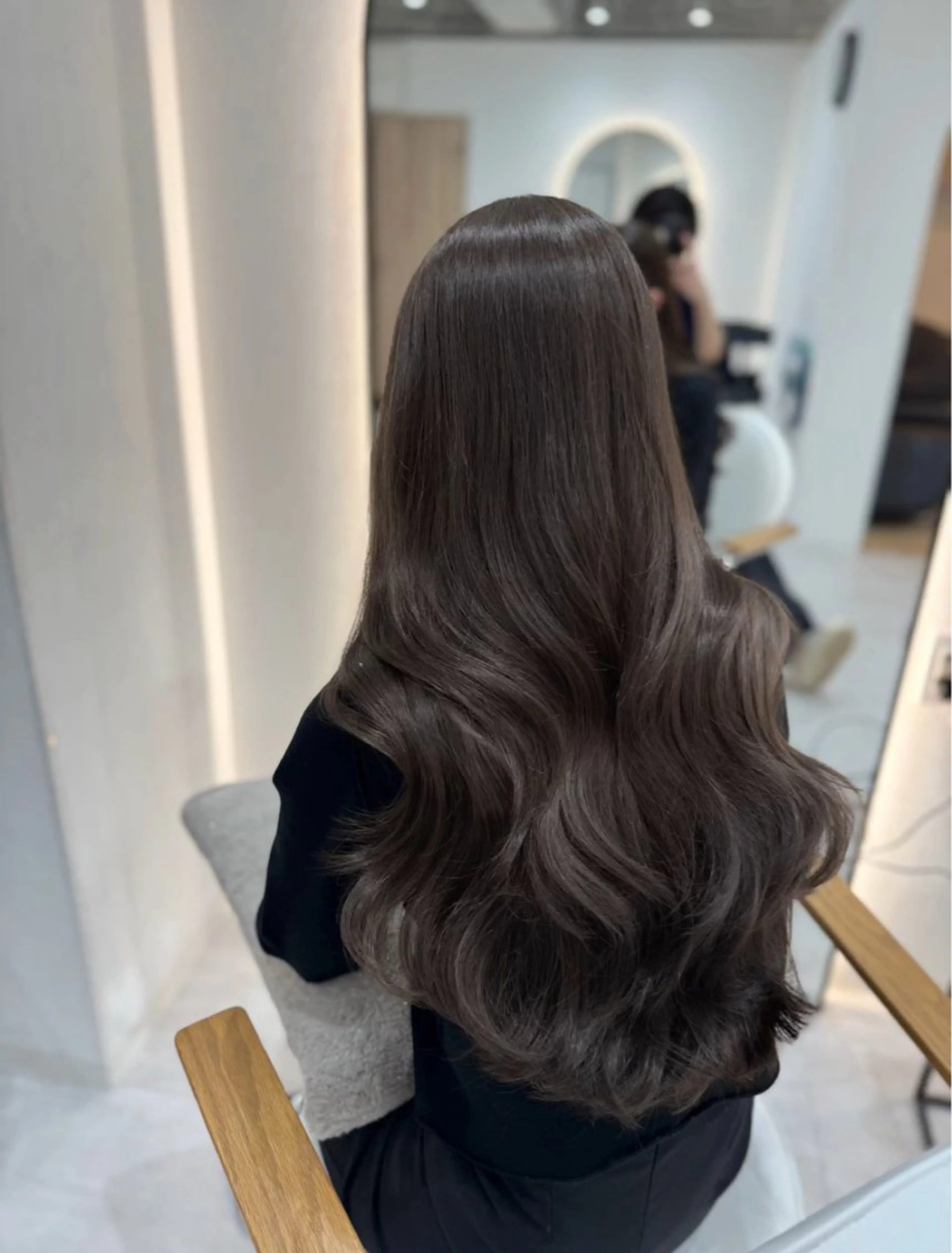 ロング カット ヘアカラー トリートメント 🩶レイヤー/艶髪/ 顔周り/韓国風/輝士のヘアスタイル