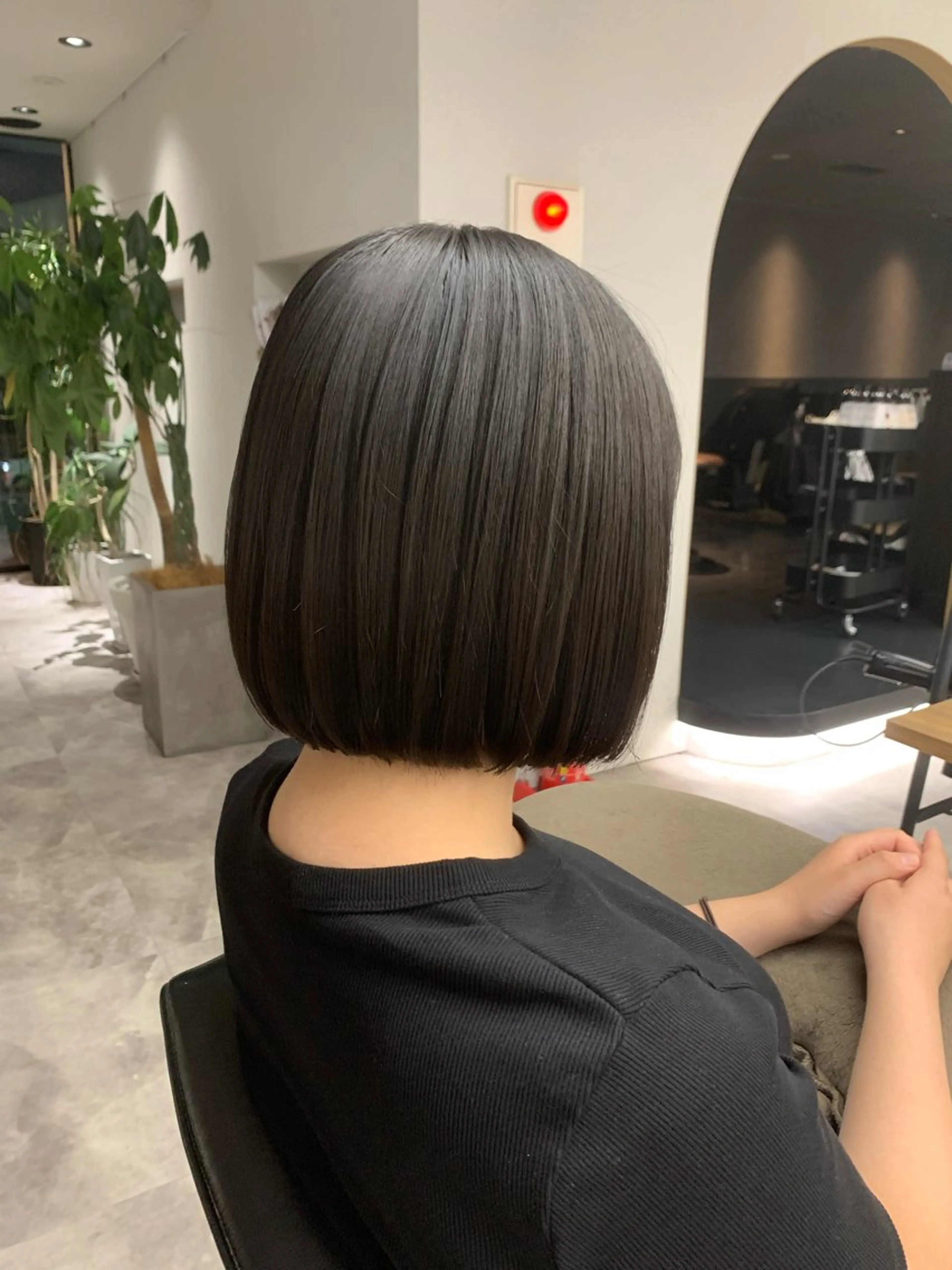 カット＋縮毛矯正＋トリートメントの写真