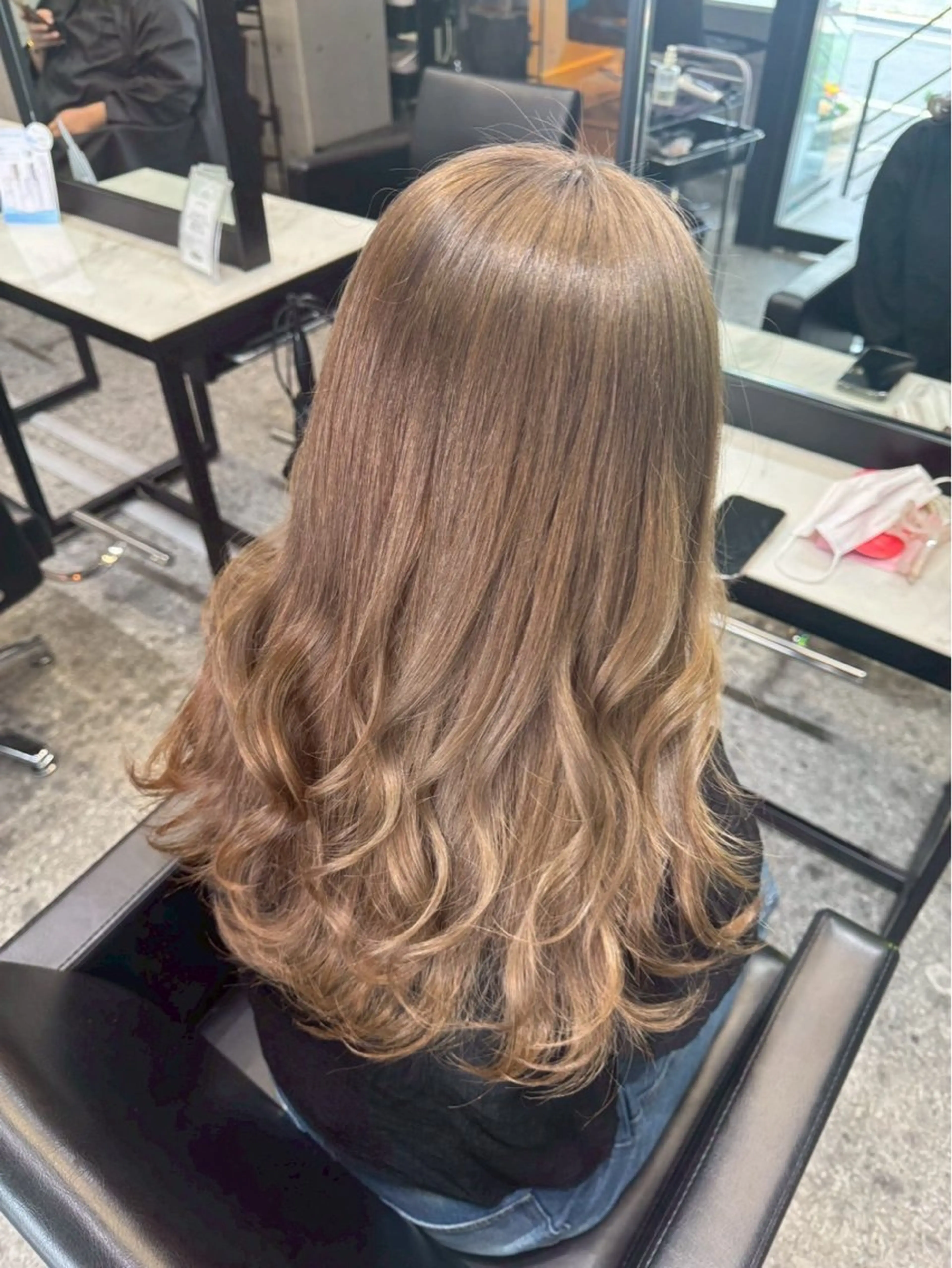 カラー ヘアカラー 🩷暖色/ケアブリー チ/nonoka🎀のヘアスタイル