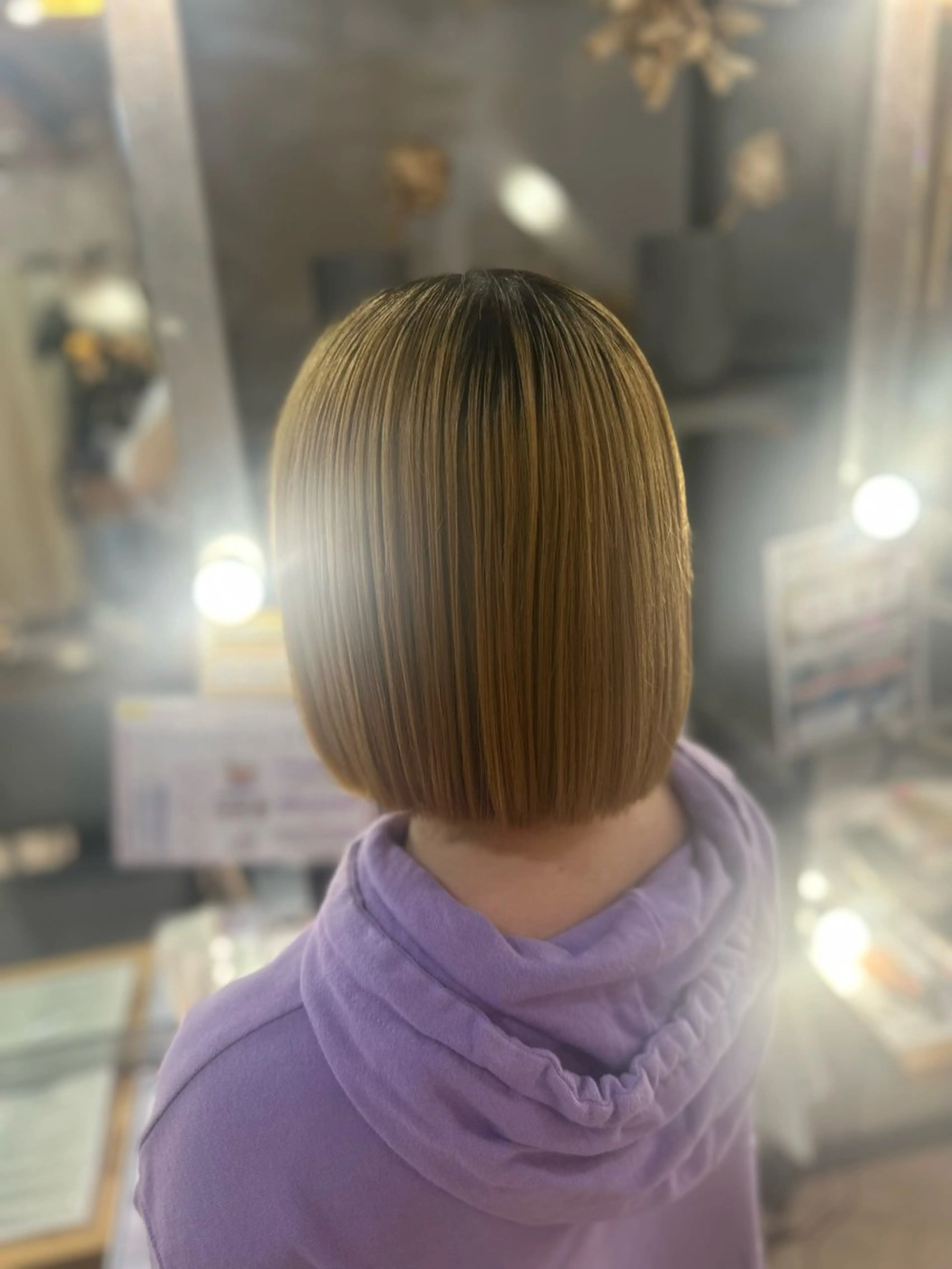 ミディアム ボブ 溜 一太のヘアスタイル