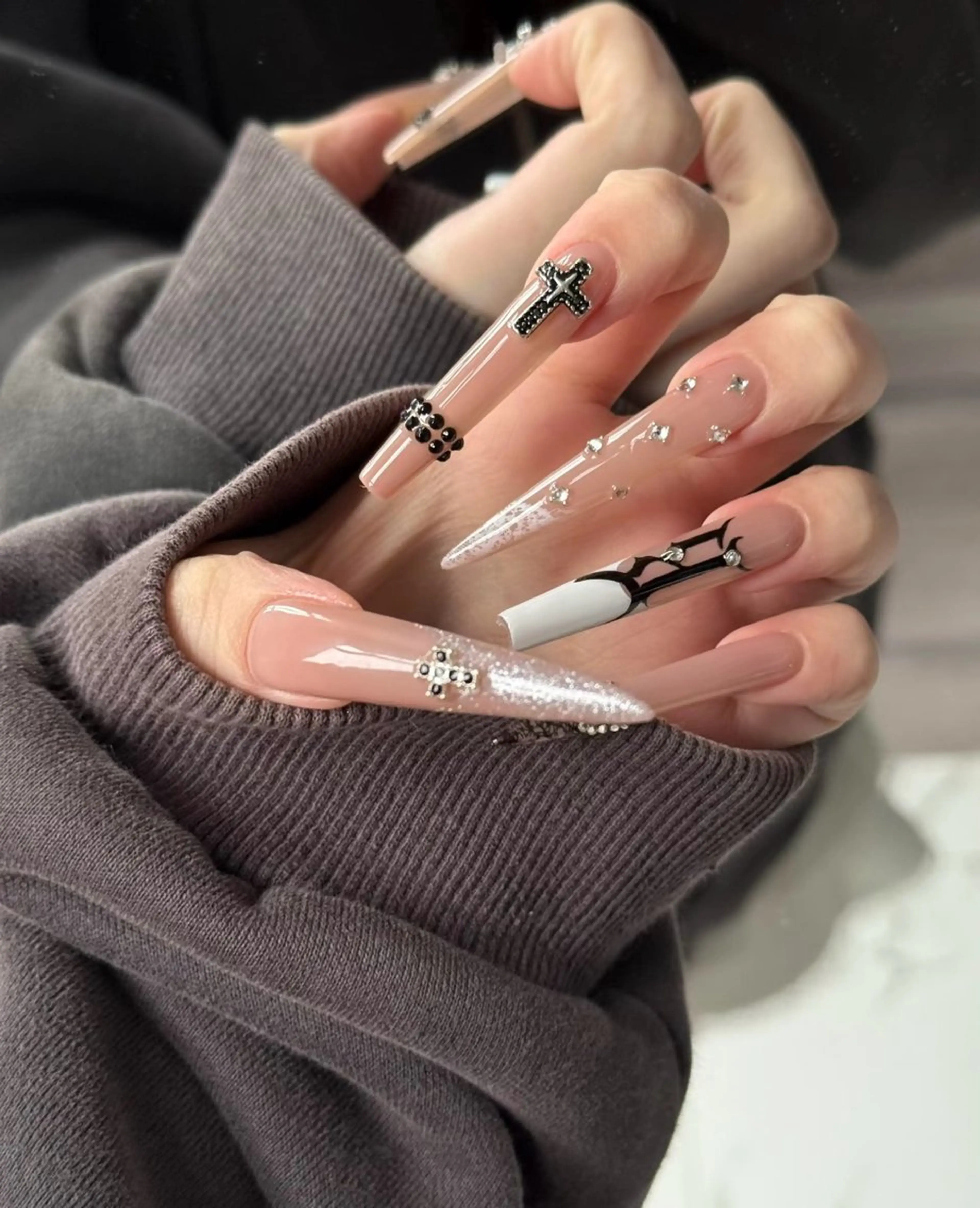 ネイル ハンドネイル ハンドケア Panda chan Novaのネイルデザイン