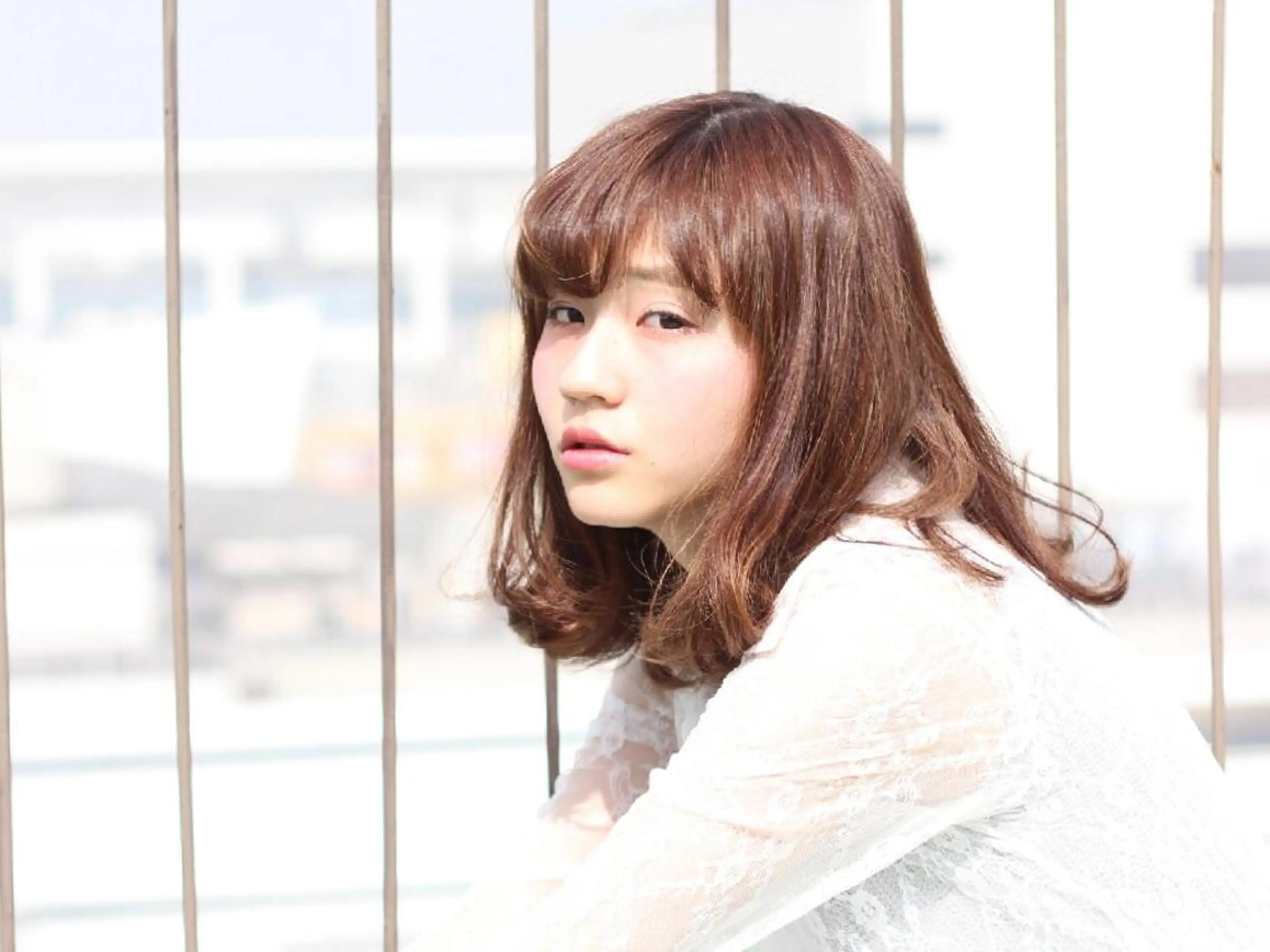 ミディアム セミロング カラー ミディアムパーマ セミロングパーマ ピンクカラー ボブ カット ヘアカラー トリートメント ショートヘア💫 ハイトーン西田拓馬のヘアスタイル