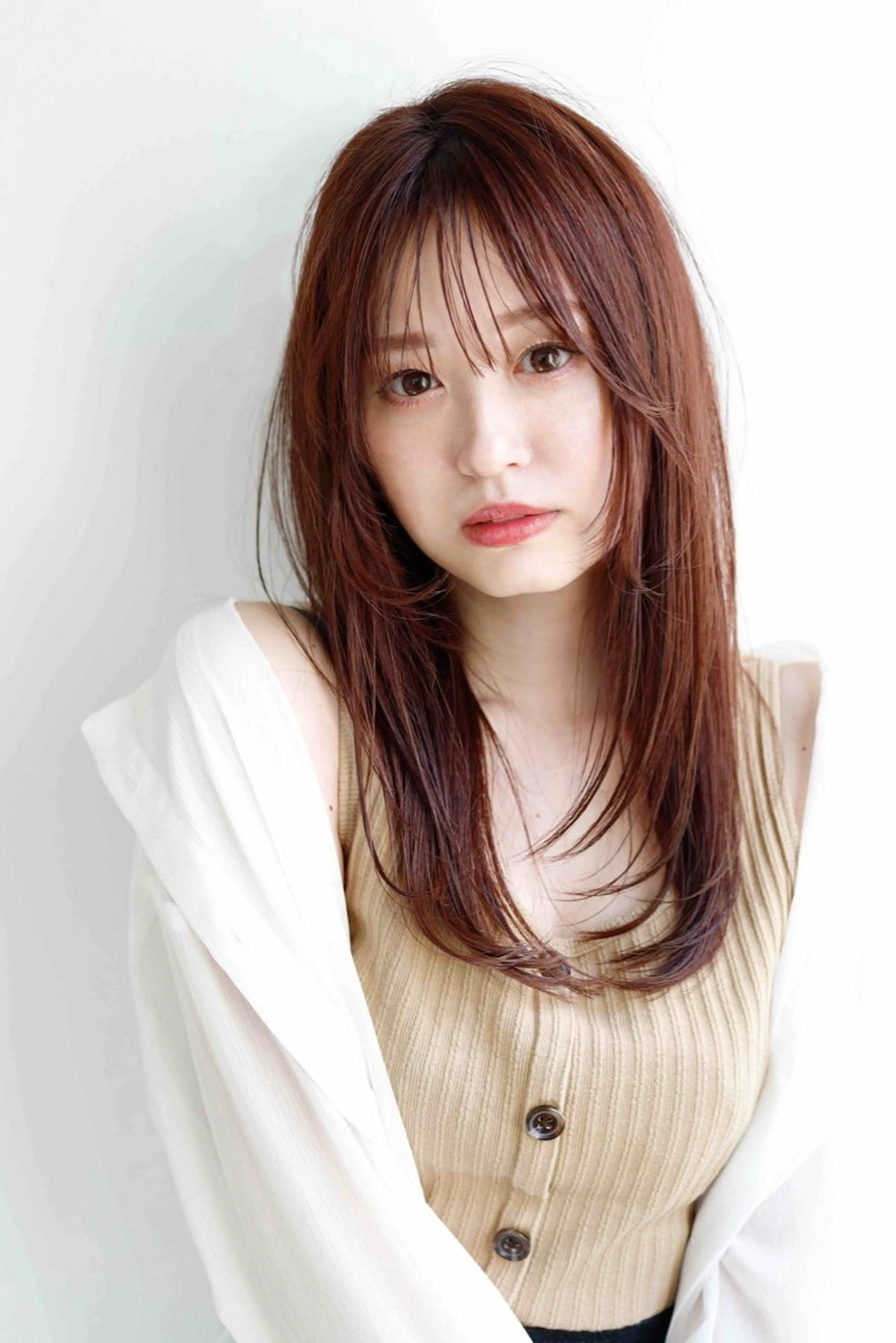 ロング レイヤーカット 似合わせカット i-Dear -studio Kobe-所属・横野 孝志のヘアスタイル