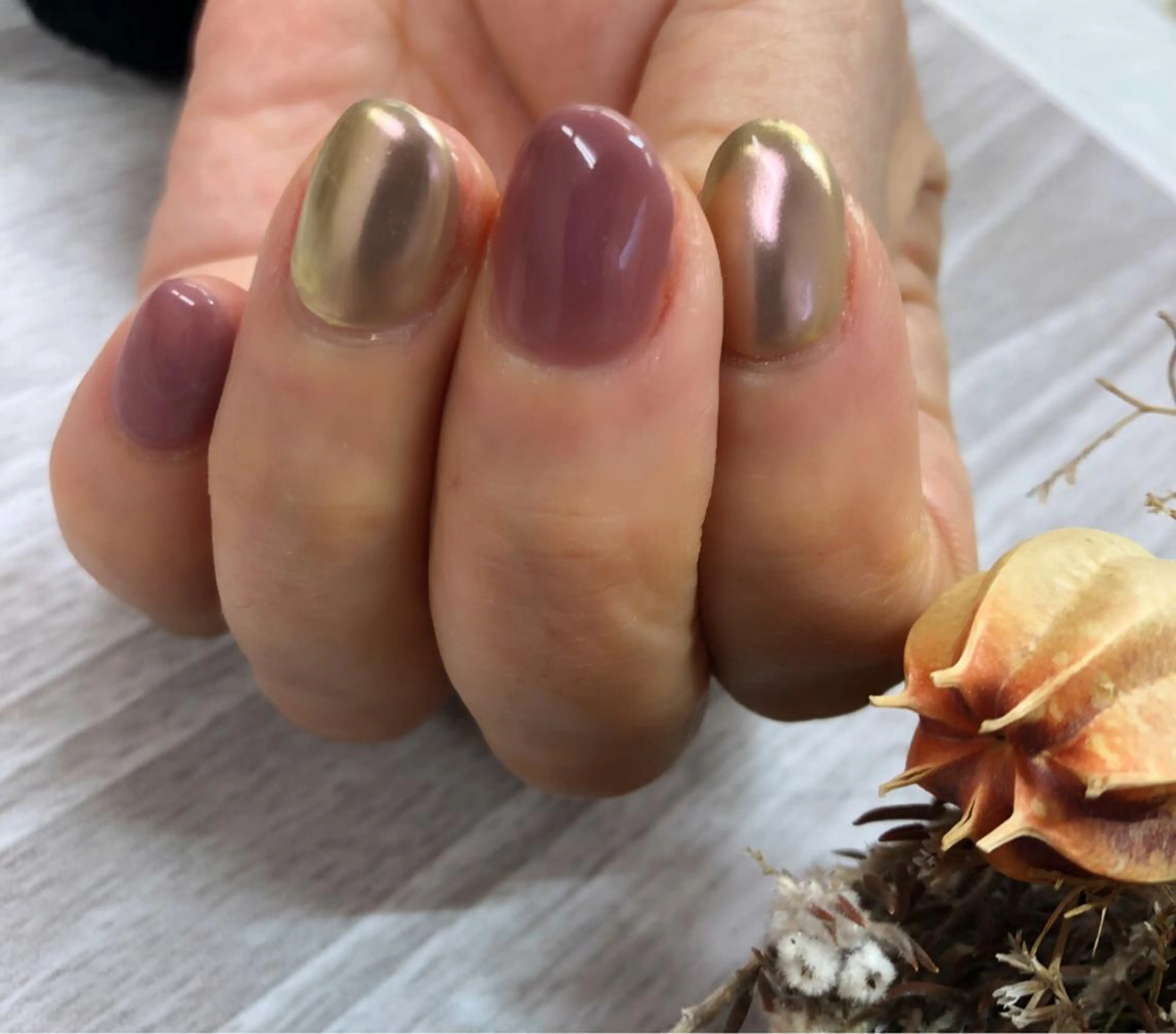 ネイル ジェルネイル ミラーネイル パラジェル ハンドネイル Nail salon Museのネイルデザイン