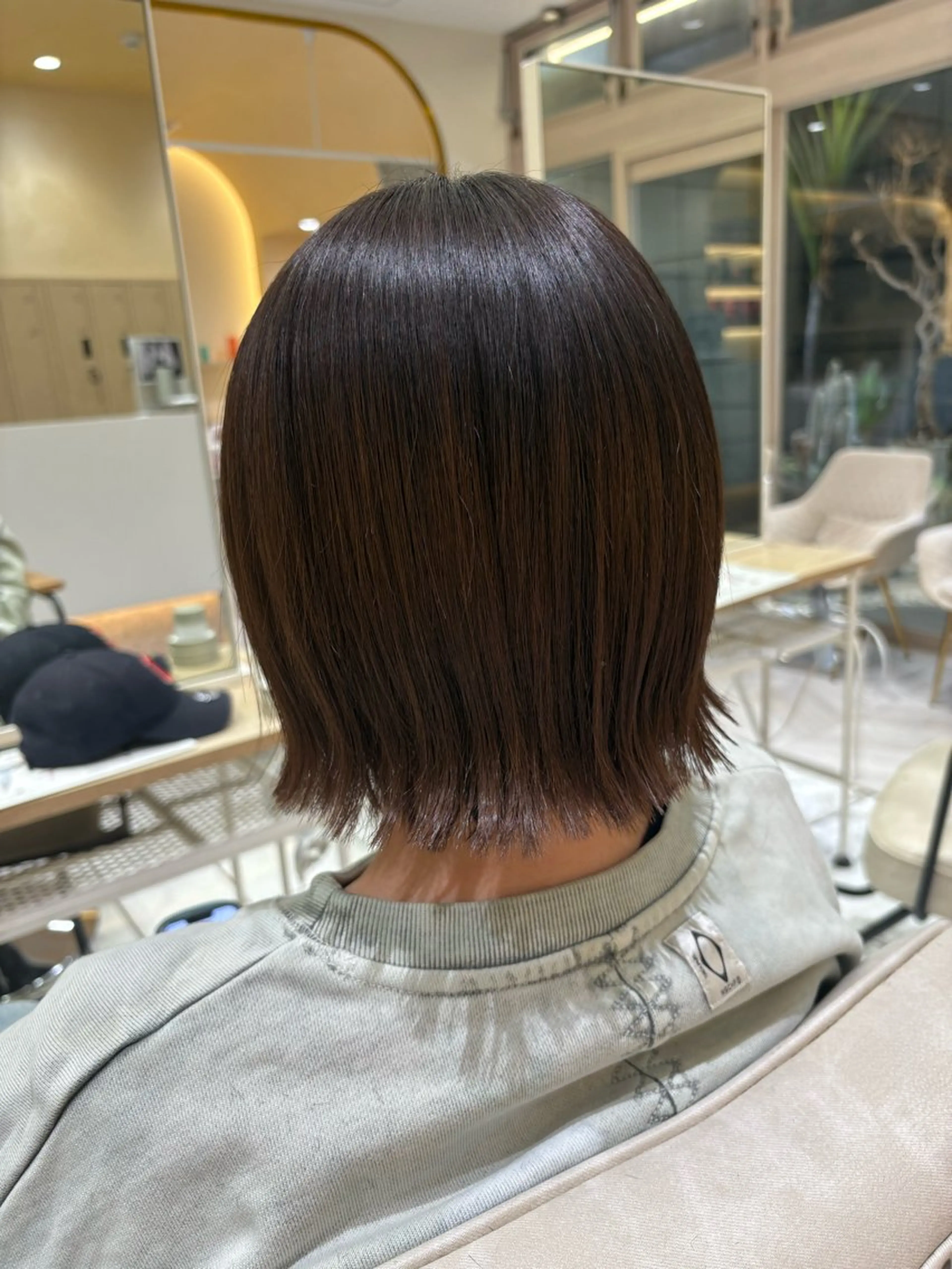 ミディアム カット 🦋sana🦋 🫧透明感カラー🫧のヘアスタイル