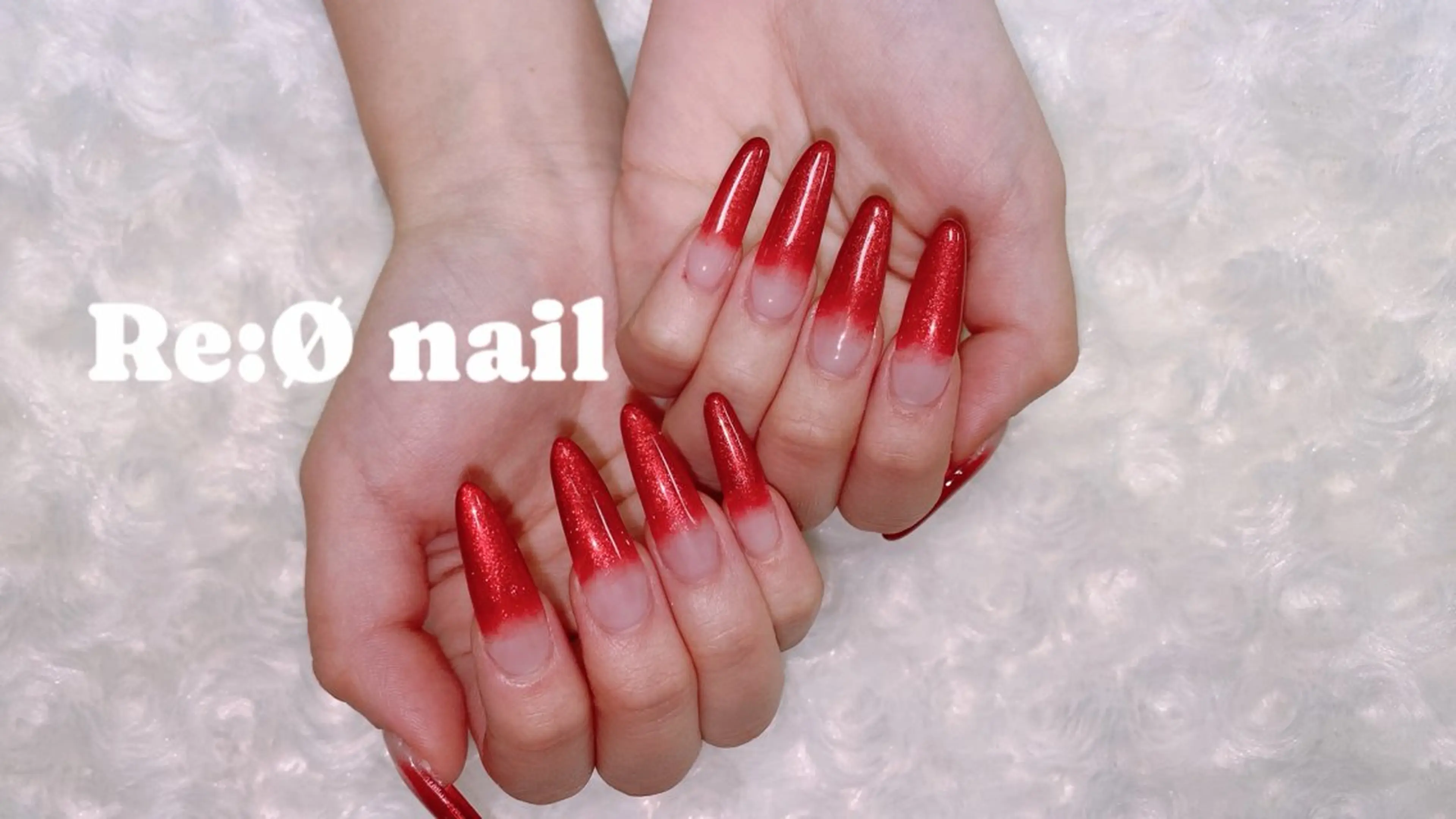 ネイル ラメ(グリッター) ハンドネイル Re:Ø nail 🩵TSUJIのネイルデザイン