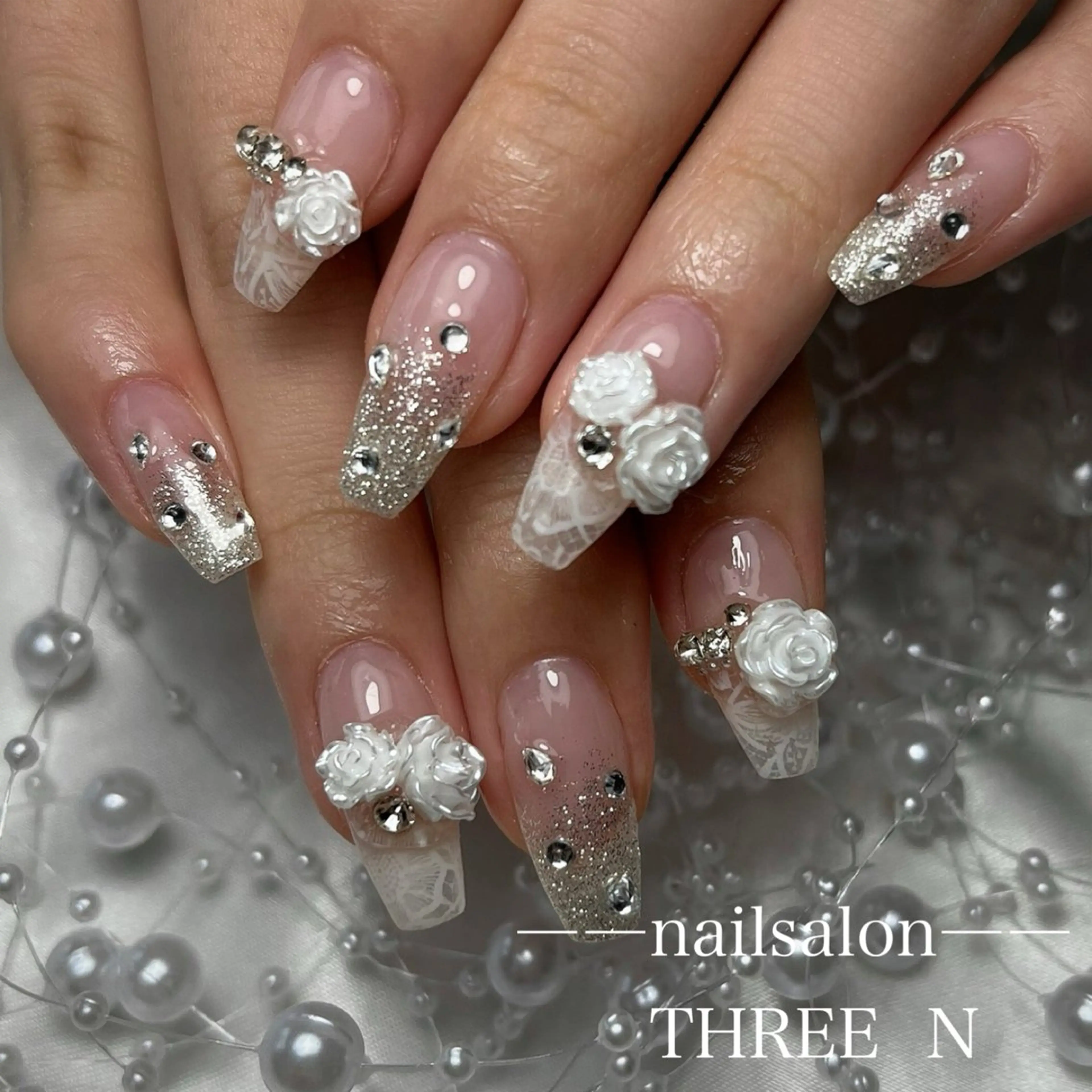 ネイル ハンドネイル Nail Salon THREE  Nのネイルデザイン