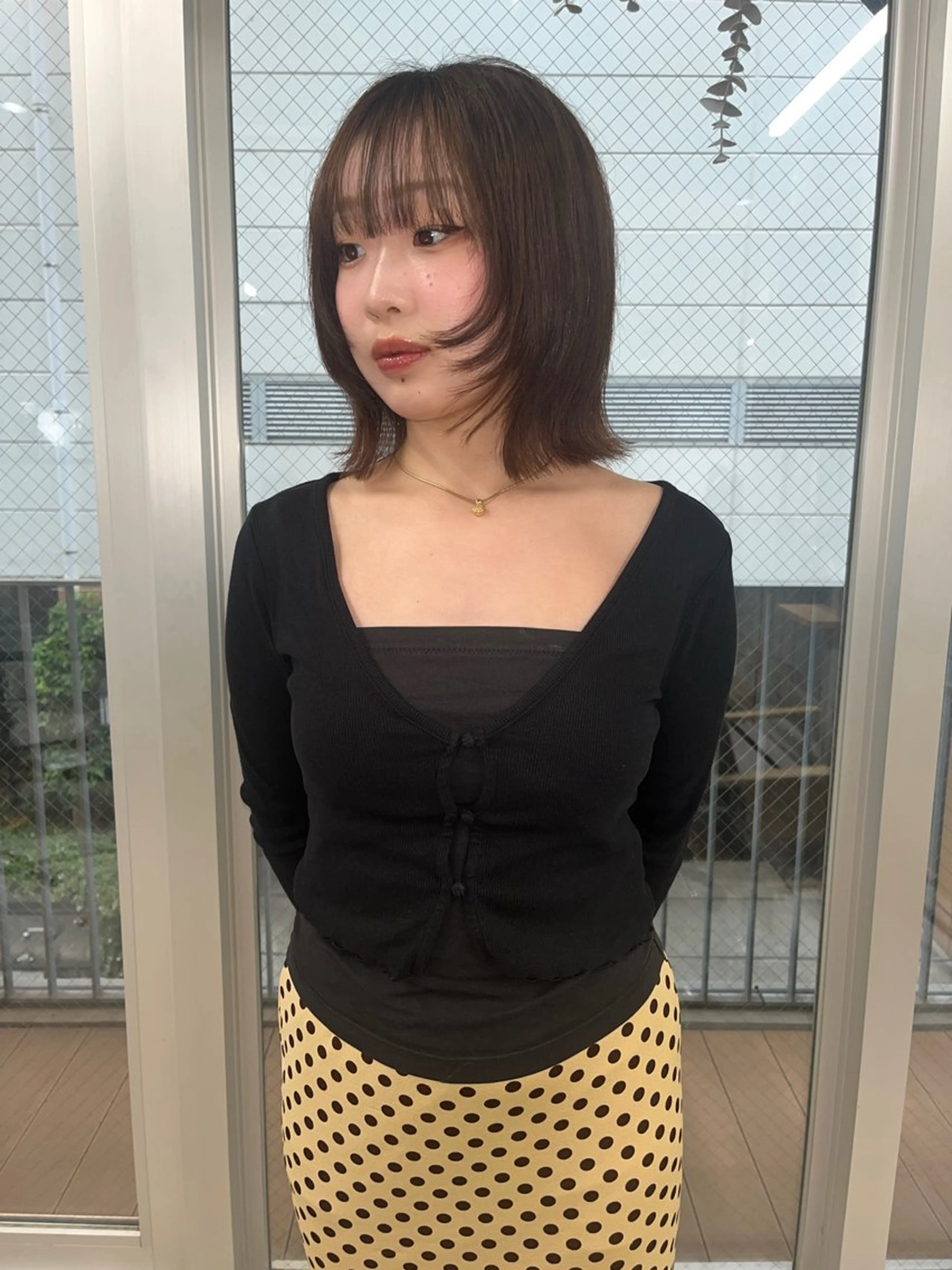 カラー ヘアカラー トリートメント NANA/ 暖色カラー/ボブのヘアスタイル